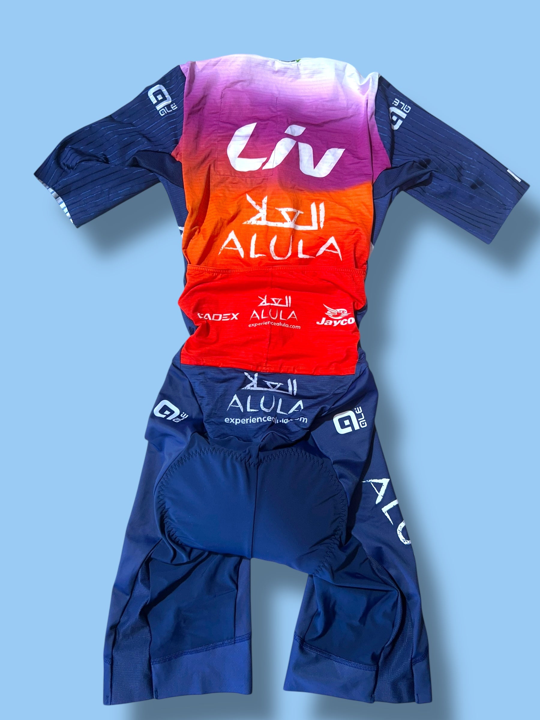 Aerosuit Road Racing Triathlon Roadsuit Womens| Ale | Jayco Alula| Pro Cycling Kit