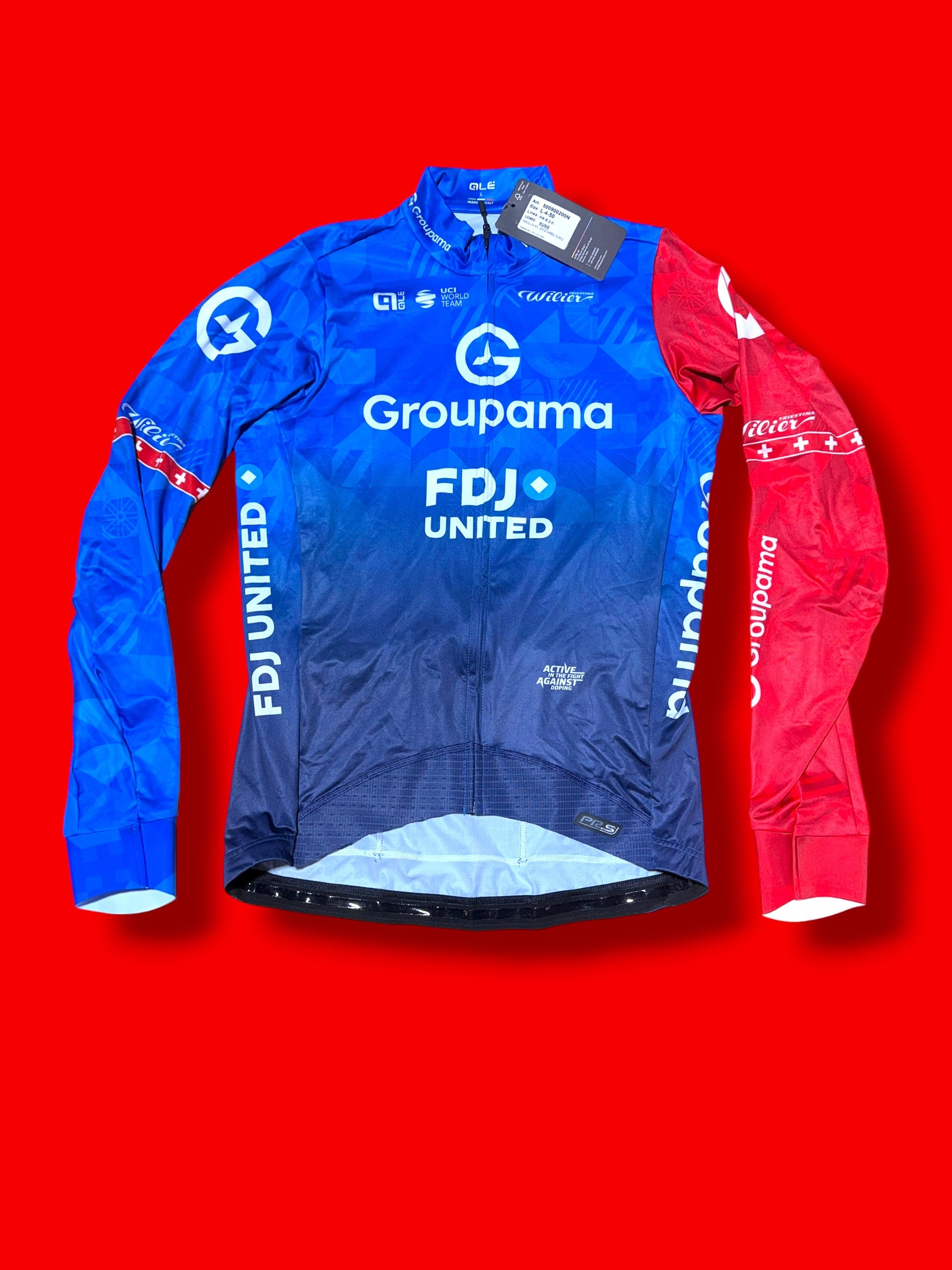 Long Sleeve Jersey|FDJ Francaise Des Jeux|Ale Pro Cycling Kit