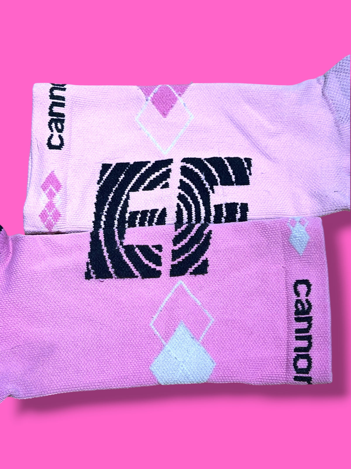 EF 2023 Pro Team Race Socks Rapha - Asymmetric Pink | EF Education First | Rapha Men's Pro Kit