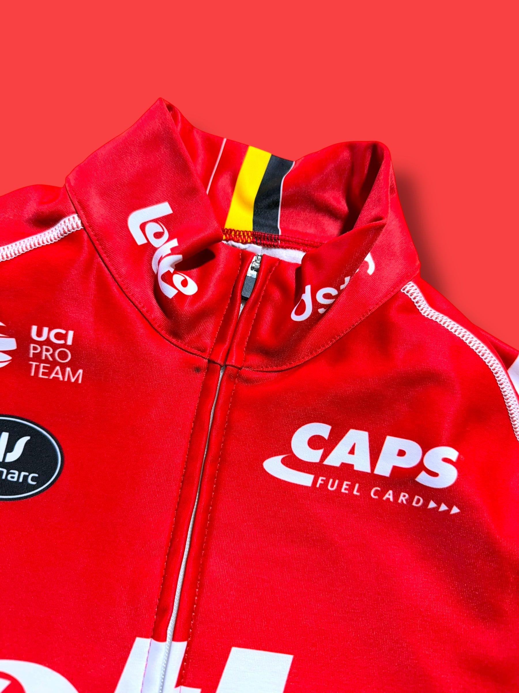 Thermal Winter Jersey Team Rider Issued |Lotto DSTNY Vermarc| Pro Cycling Kit