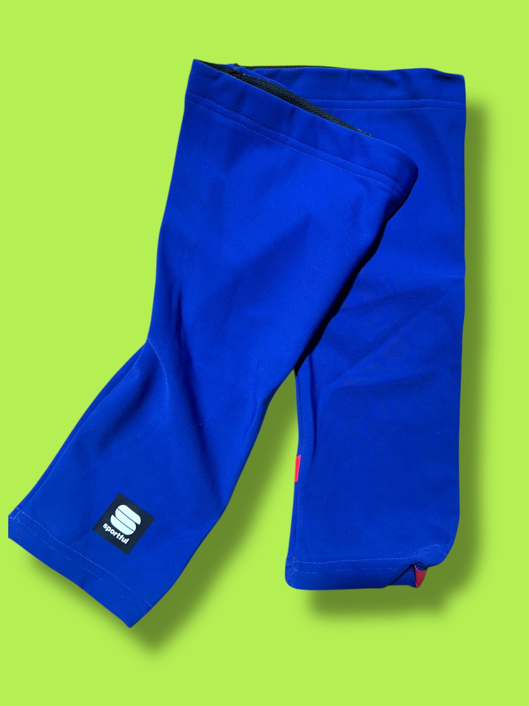 Knee Warmers Fiandre Pro Team TE Road Racing Rain Winter | Sportful | Total Direct Energies| Pro Cycling Kit