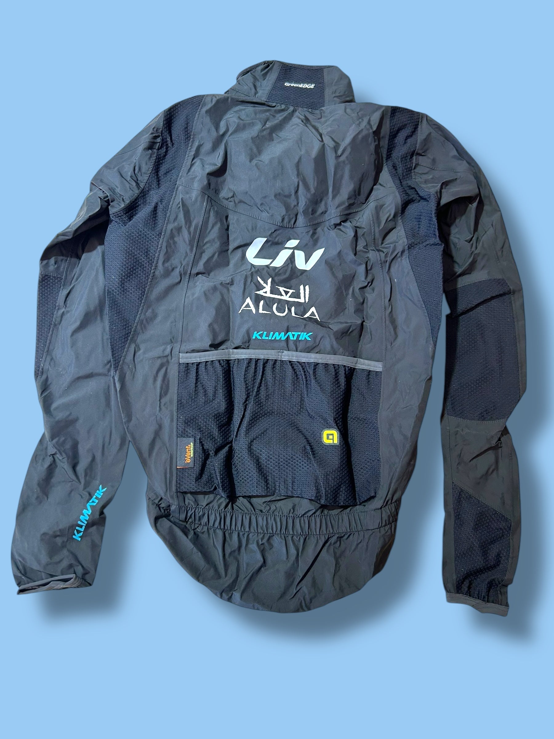 Rain Jacket Winter Waterproof Klimatik Racing Packable Womens| Ale | Jayco Alula| Pro Cycling Kit