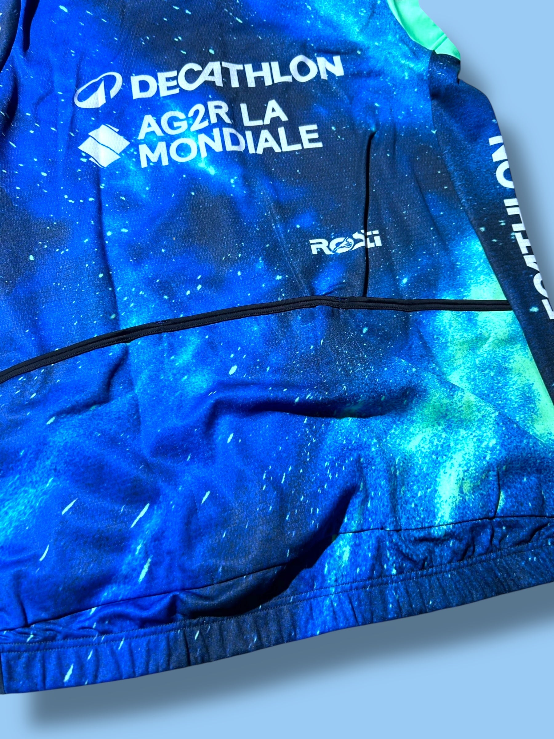 Jersey Midweight Thermal Long Sleeve Racing Maillot | Decathlon AG2R La Mondiale | Rosti | Pro Cycling Kit