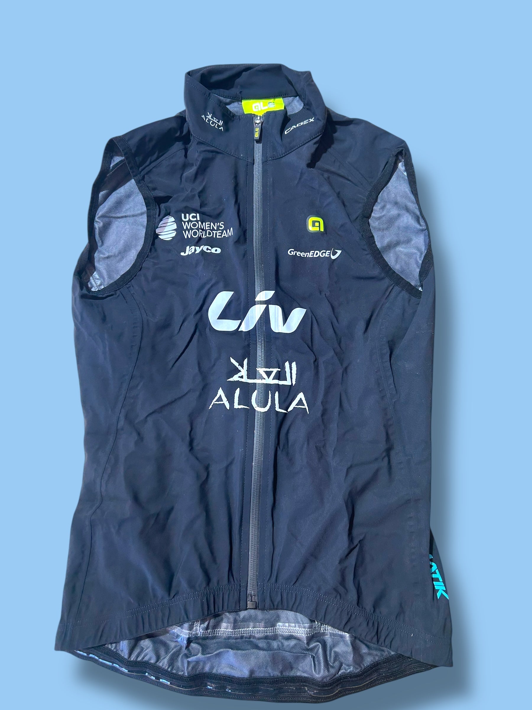 Vest Gilet Winter Rain Waterproof Klimatik Racing Packable Womens| Ale | Jayco Alula| Pro Cycling Kit