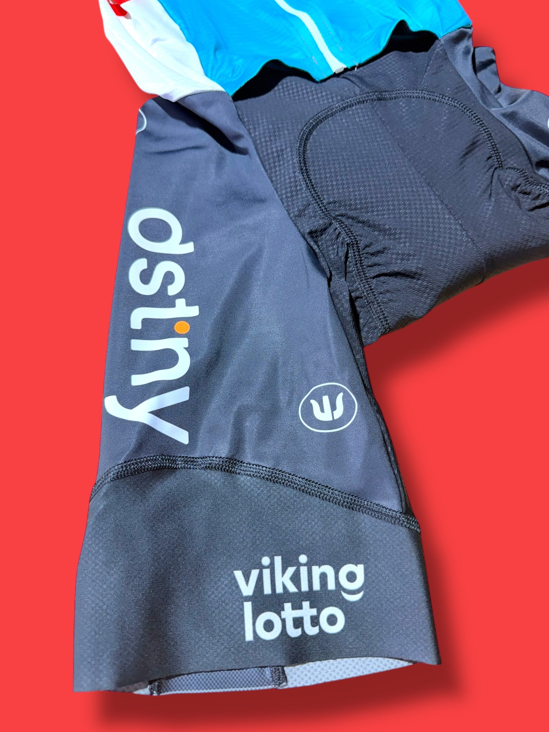 Aero Suit Roadsuit + Gloves Team Rider Issued |Lotto DSTNY Vermarc| Pro Cycling Kit