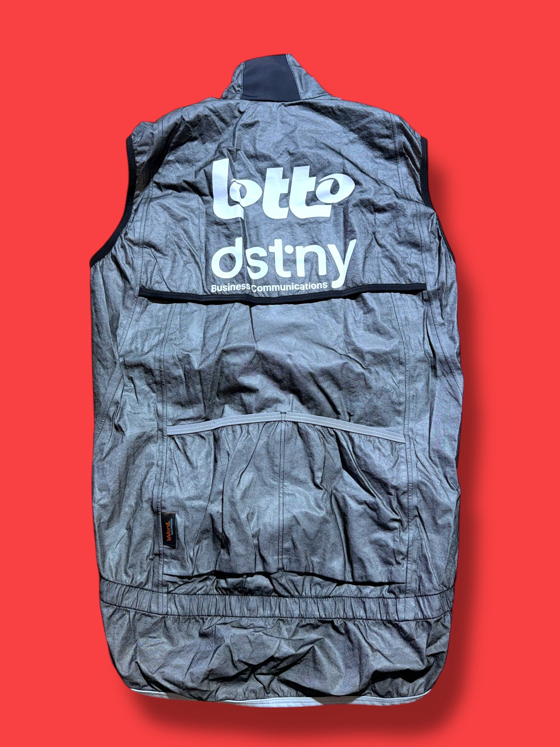 Rain Vest + Pockets|Lotto DSTNY Vermarc| Pro Cycling Kit