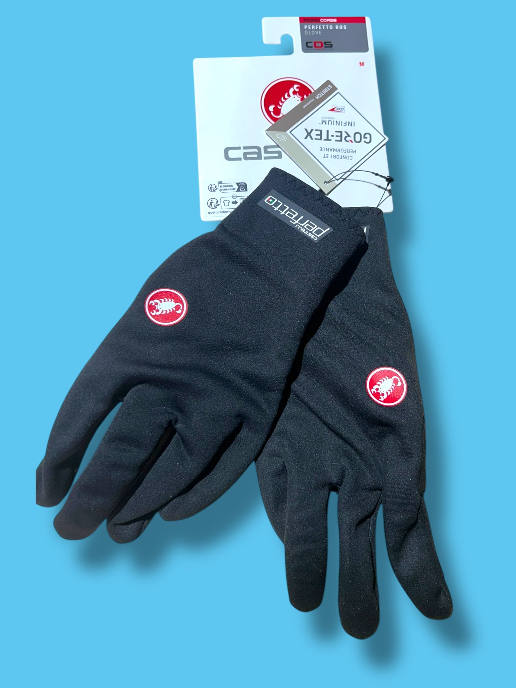 Perfetto RoS Glove Gore-Tex Winter Thermal Rain | Castelli | Soudal Quick-Step| Pro Cycling Kit