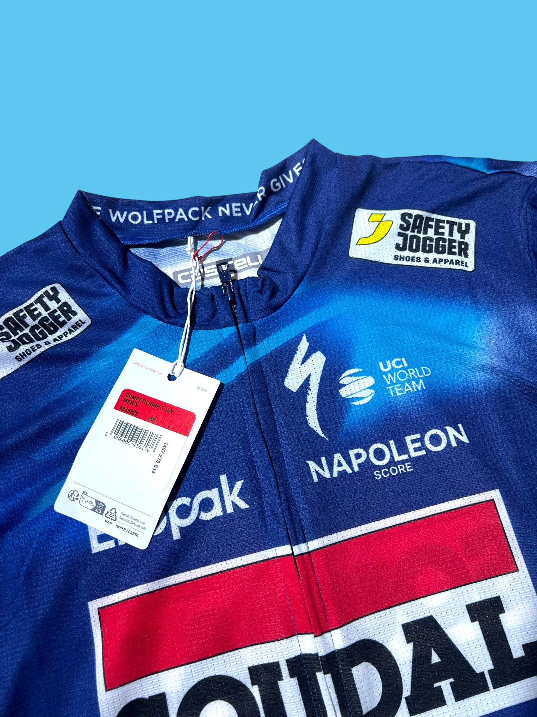 Aero Jersey Competizione Race Lightweight Fast! | Castelli | Soudal Quick-Step| Pro Cycling Kit