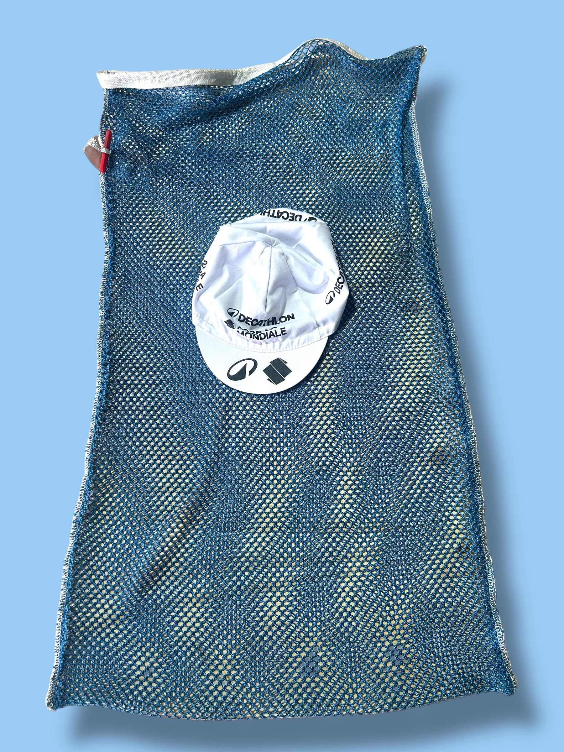 Wash Kit Bag & Cap Team Rider Issued Rare | Decathlon AG2R La Mondiale | Hummel | Pro Cycling Kit