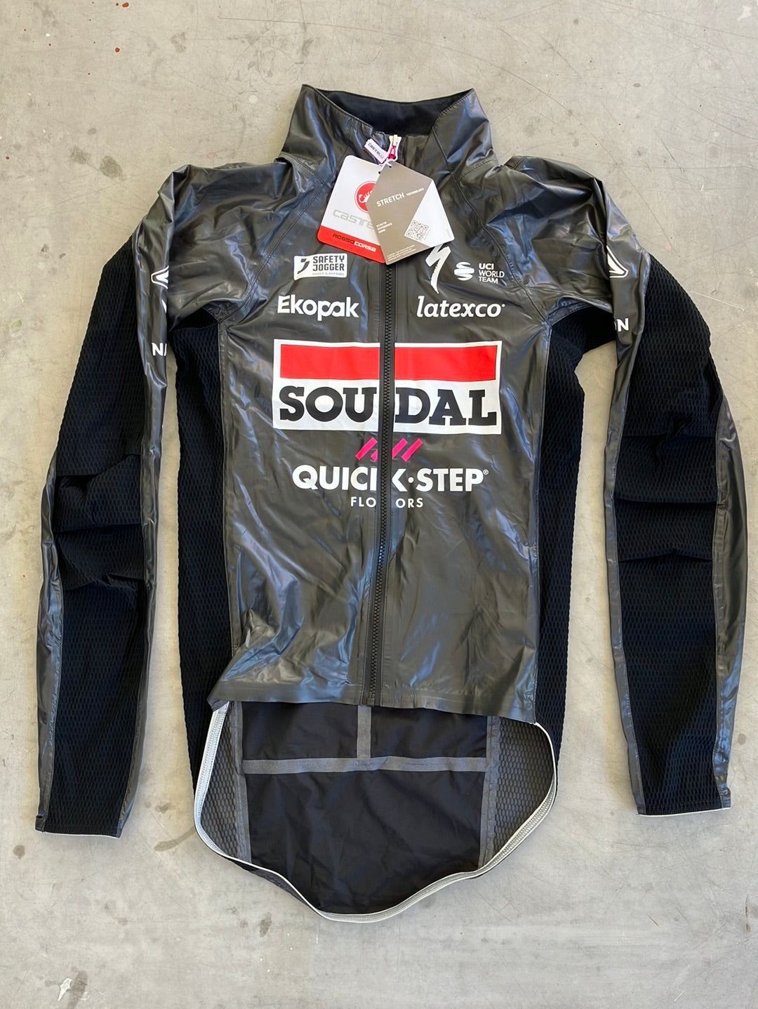 Soudal Deceuninck Quick-Step Castelli Slicker Pro Rain Jacket