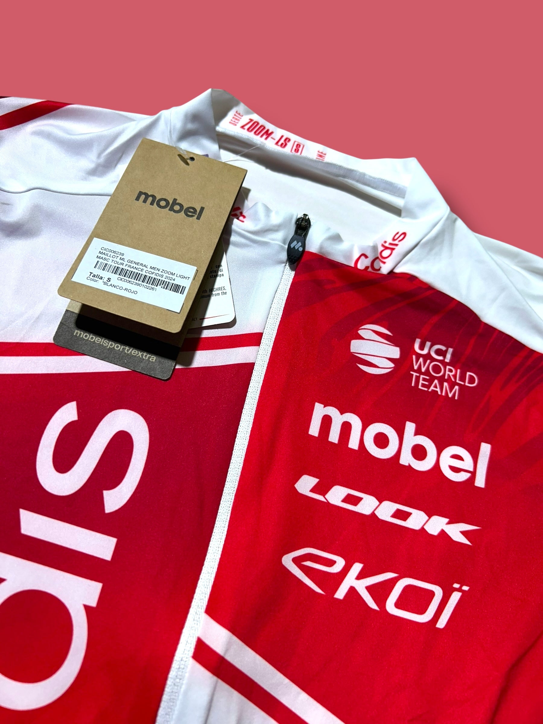 Long Sleeve Lightweight Jersey Team Issue Tour de France edition! | Mobel | Cofidis| Pro Cycling Kit
