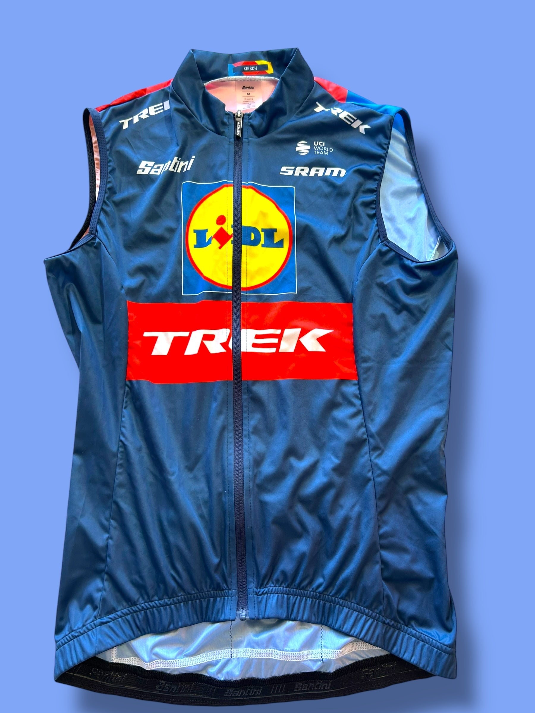 Wind Vest Team Issued Gilet | Santini | Lidl Trek | Pro Cycling Kit