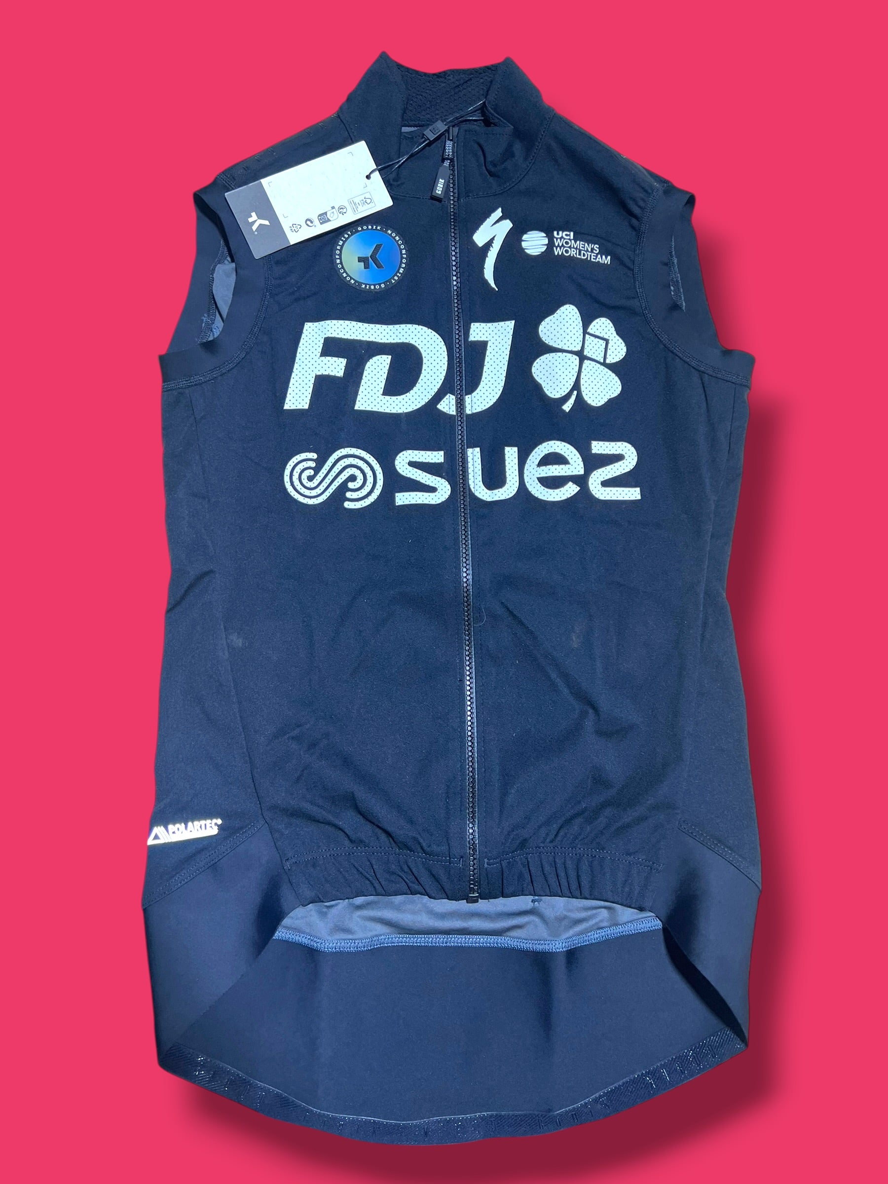 Rain Vest Waterproof Packable Womens|FDJ Suez |Gobik Pro Cycling Kit