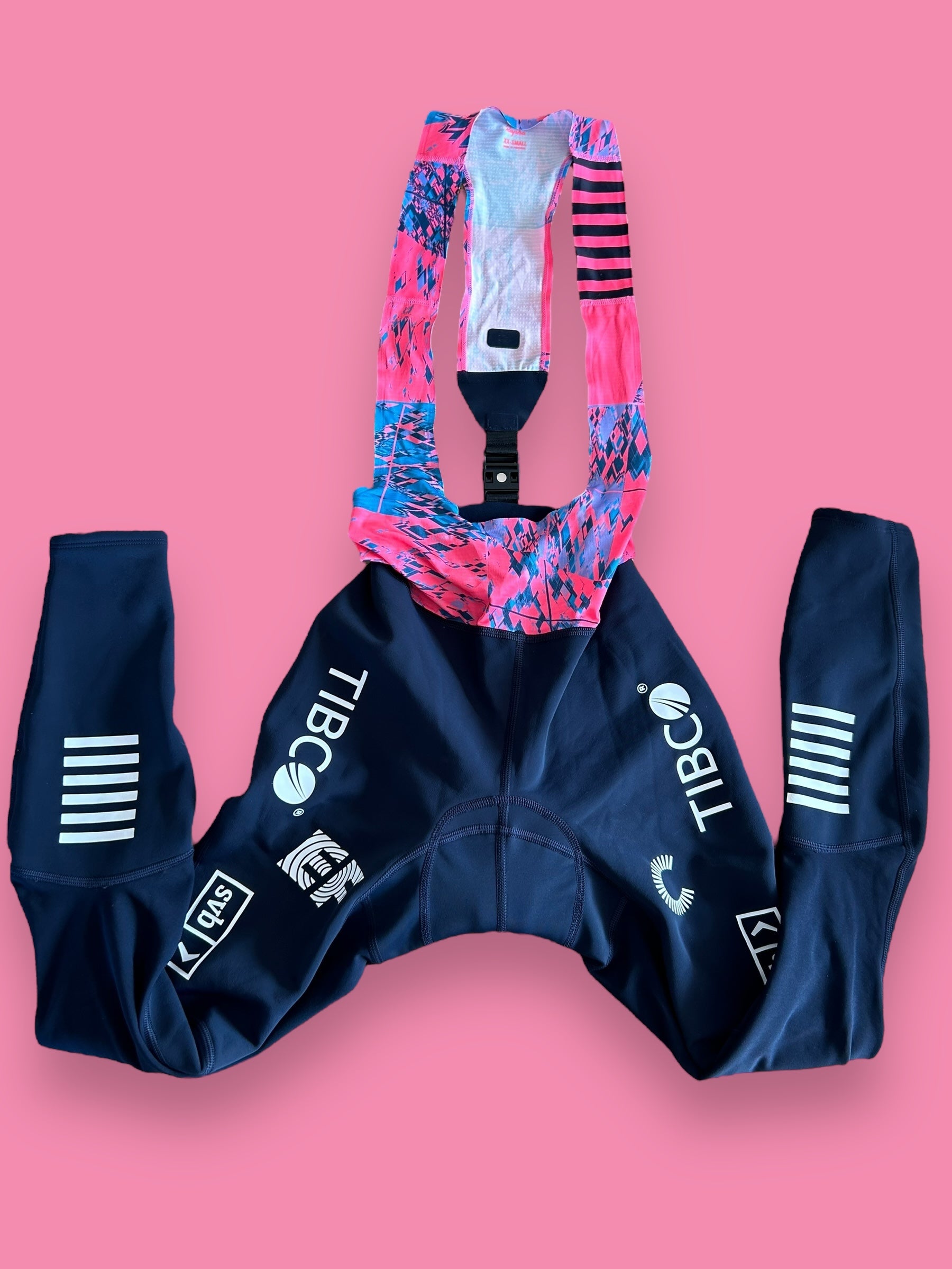 Womens Winter Bib Tights | Rapha | EF Education First Tibco | Pro Team Cycling Kit