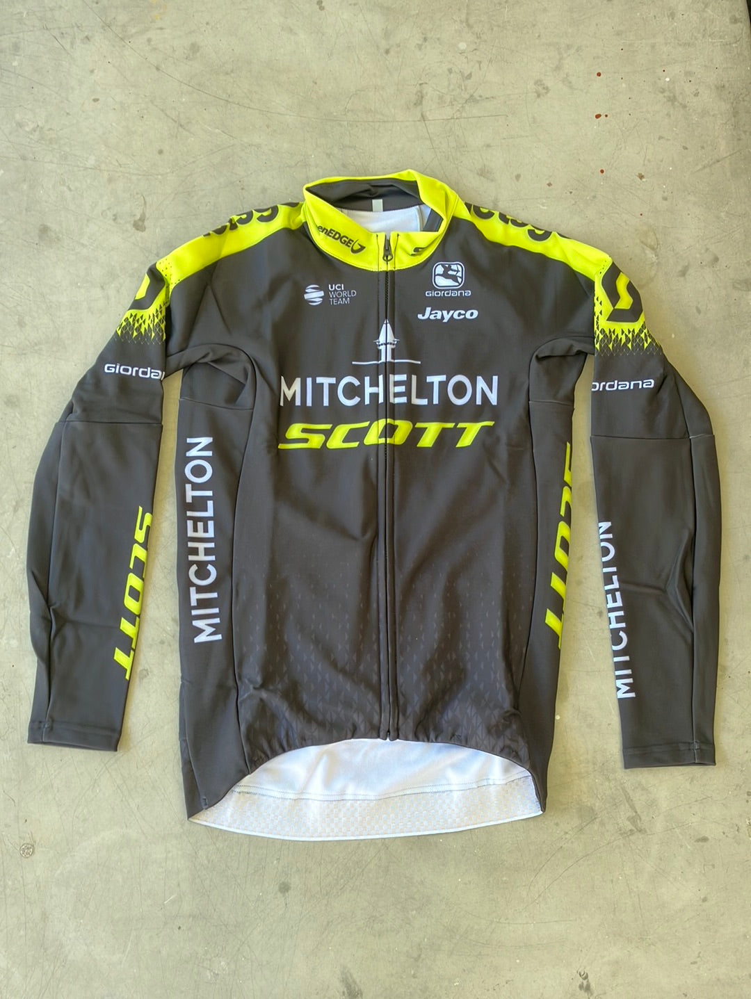 Gabba Jersey Thermal Winter G-Shield Long Sleeve Jersey With Pockets | Giordana | Mitchelton Scott | Pro Cycling Kit