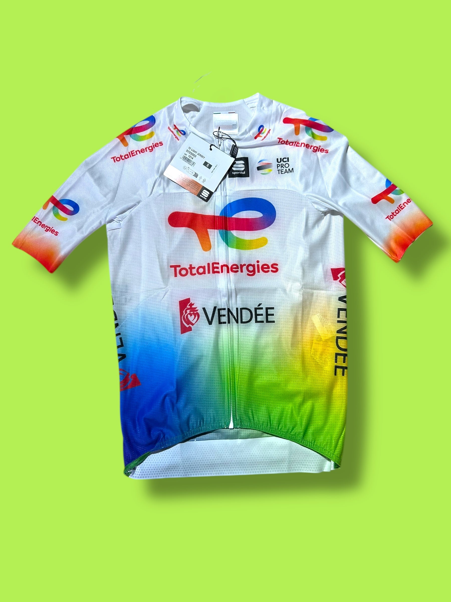 Light Jersey Short Sleeve TE Road Racing Summer Vented | Sportful | Total Direct Energies| Pro Cycling Kit