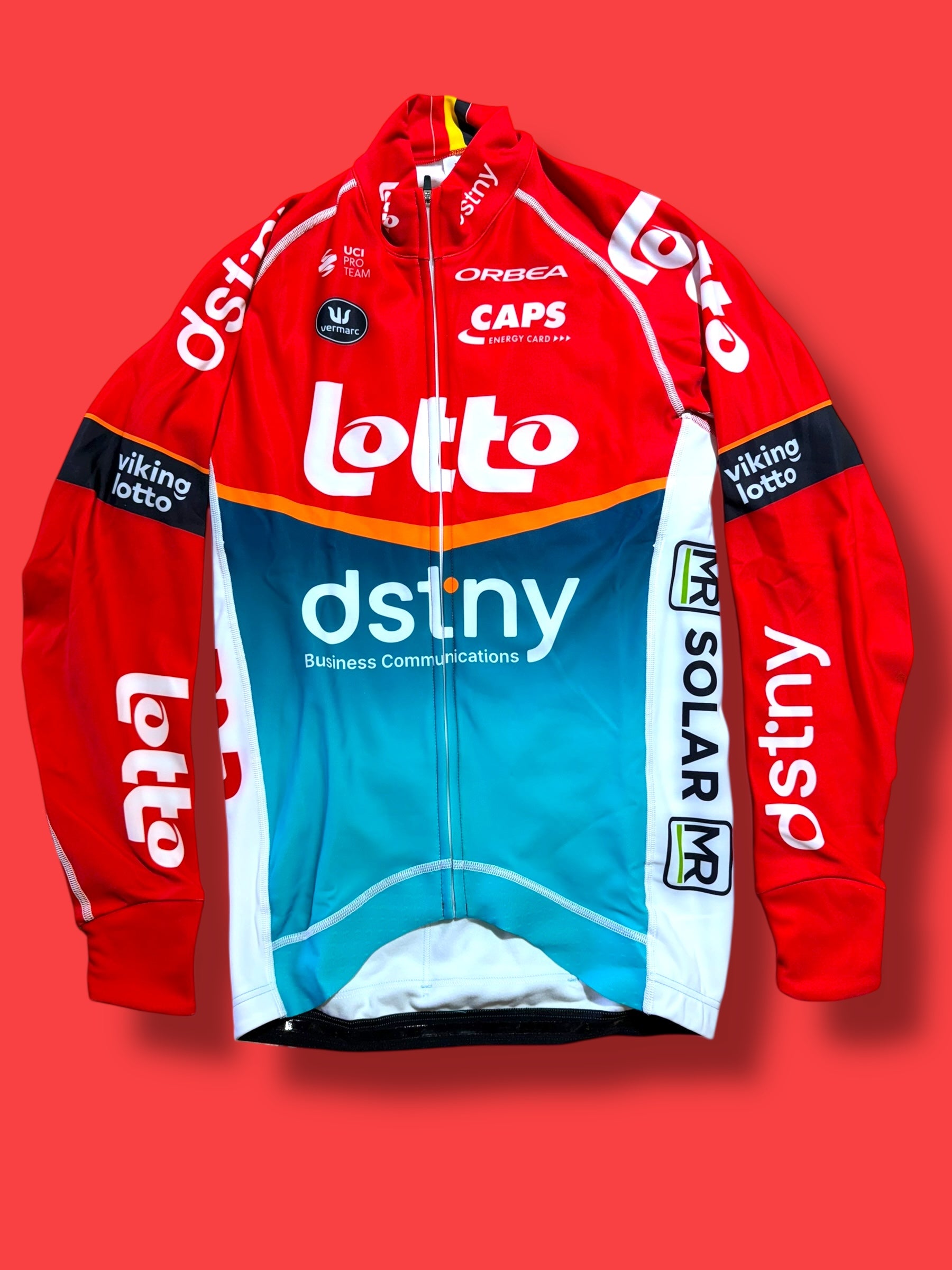 Thermal Winter Jersey and Bib Shorts Team Rider Issued |Lotto DSTNY Vermarc| Pro Cycling Kit