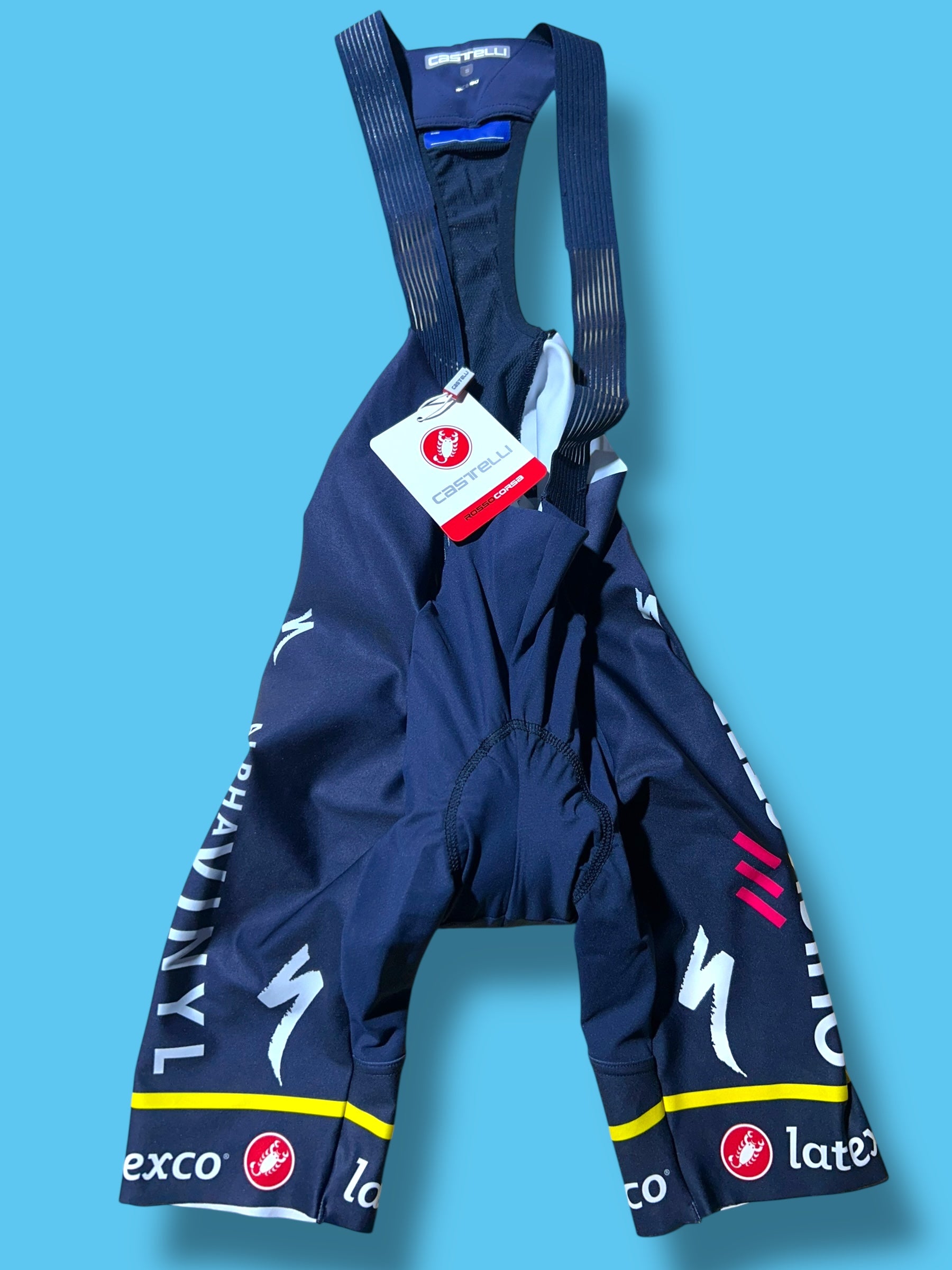 Aero RC Bib Shorts Bibs Tour de France Yellow Jersey | Castelli | Soudal Quick-Step| Pro Cycling Kit