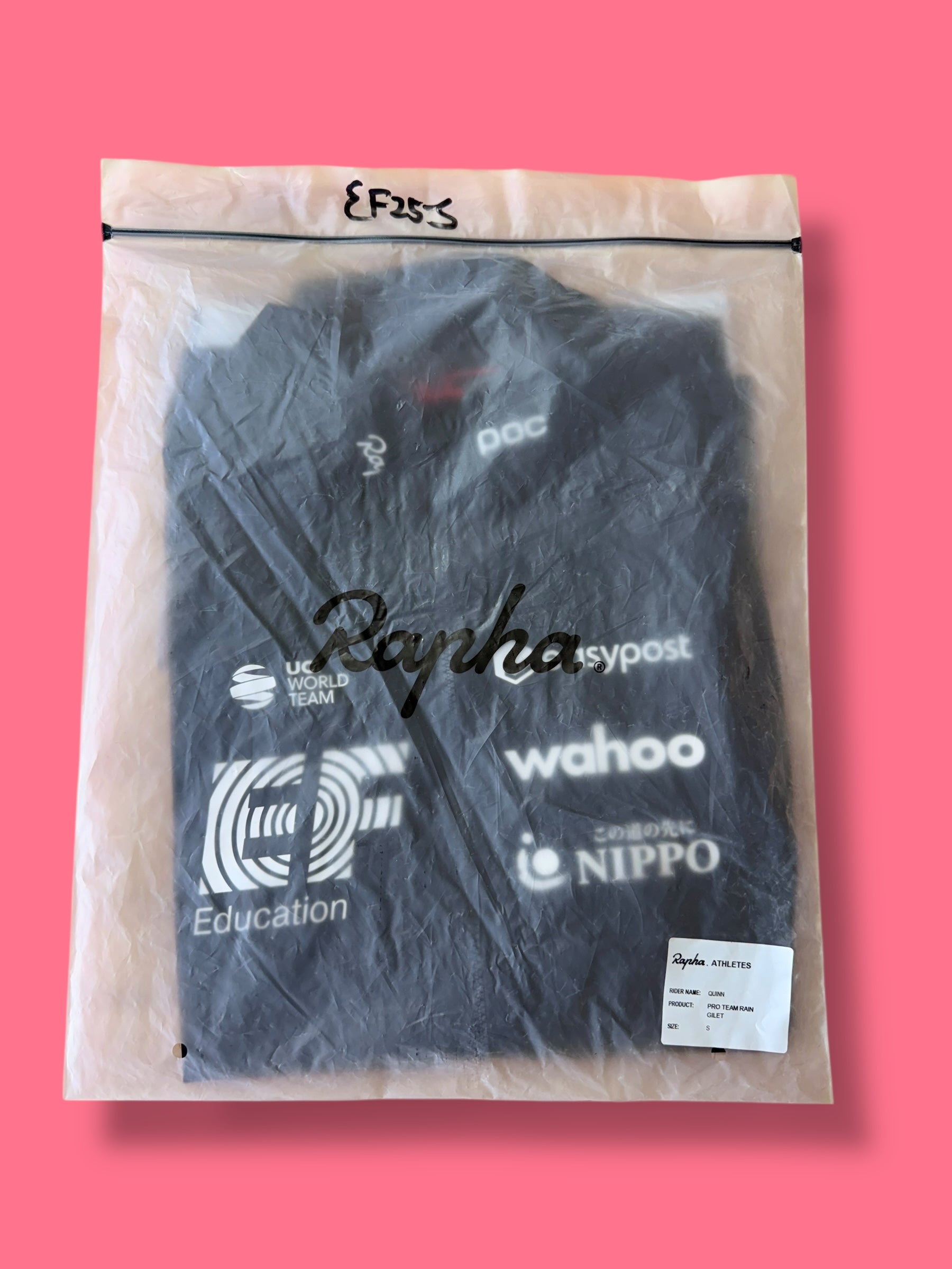 Pro Team Rain Gilet Vest Waterproof|Rapha |EF Education First|Cycling