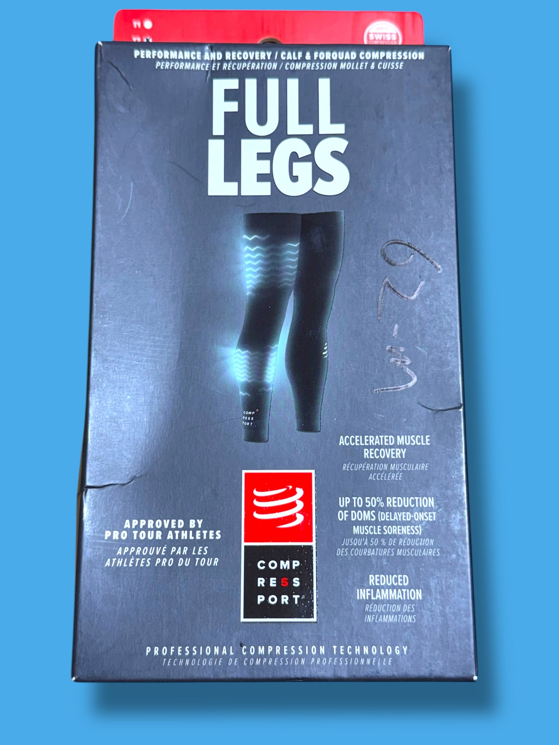 Full Legs Recovery Leg Sleeves|CompresSport|Soudal Quick-Step