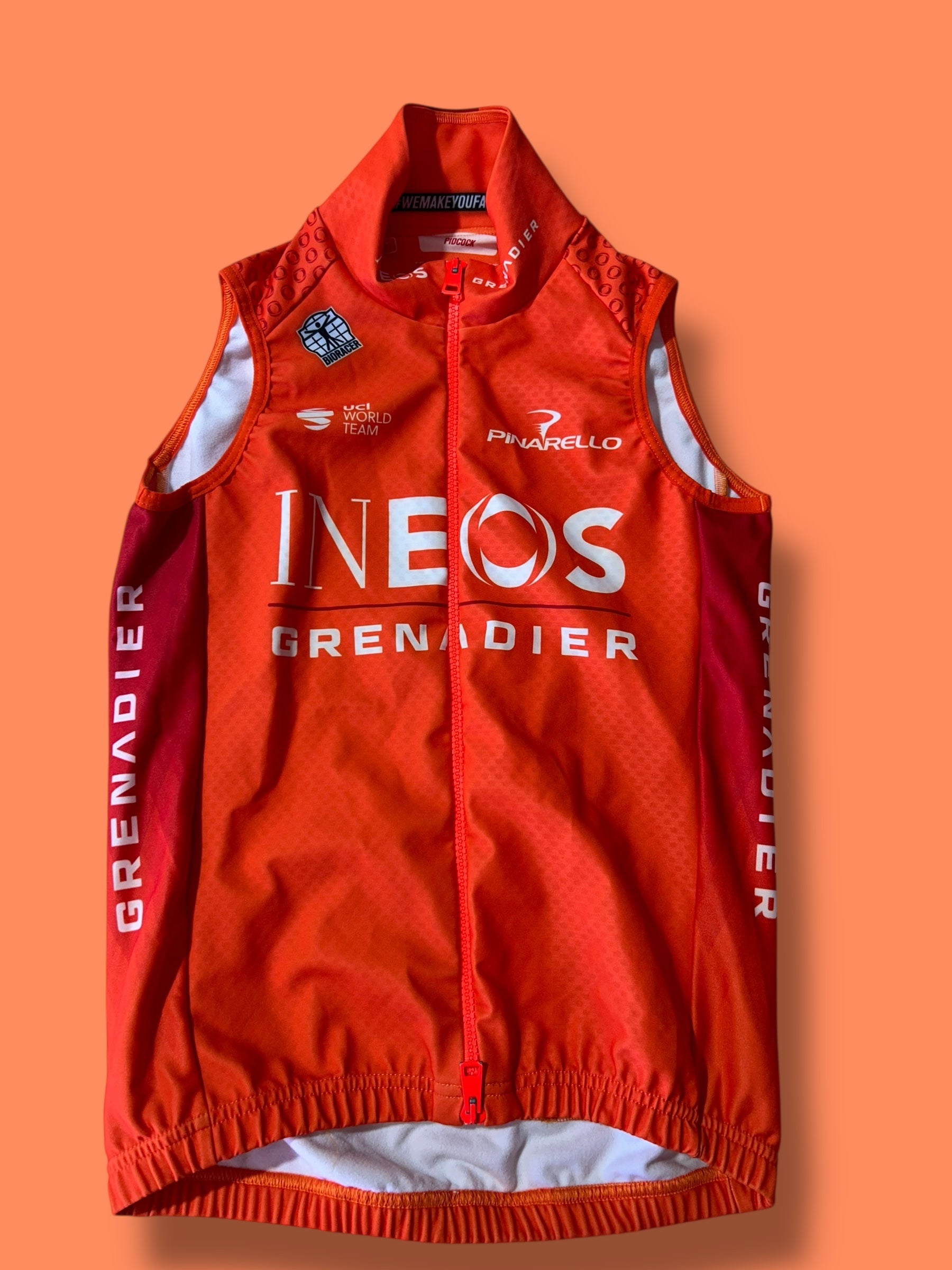 Gilet Vest Waterproof Pidcock |Ineos Grenadiers| Pro Cycling Kit