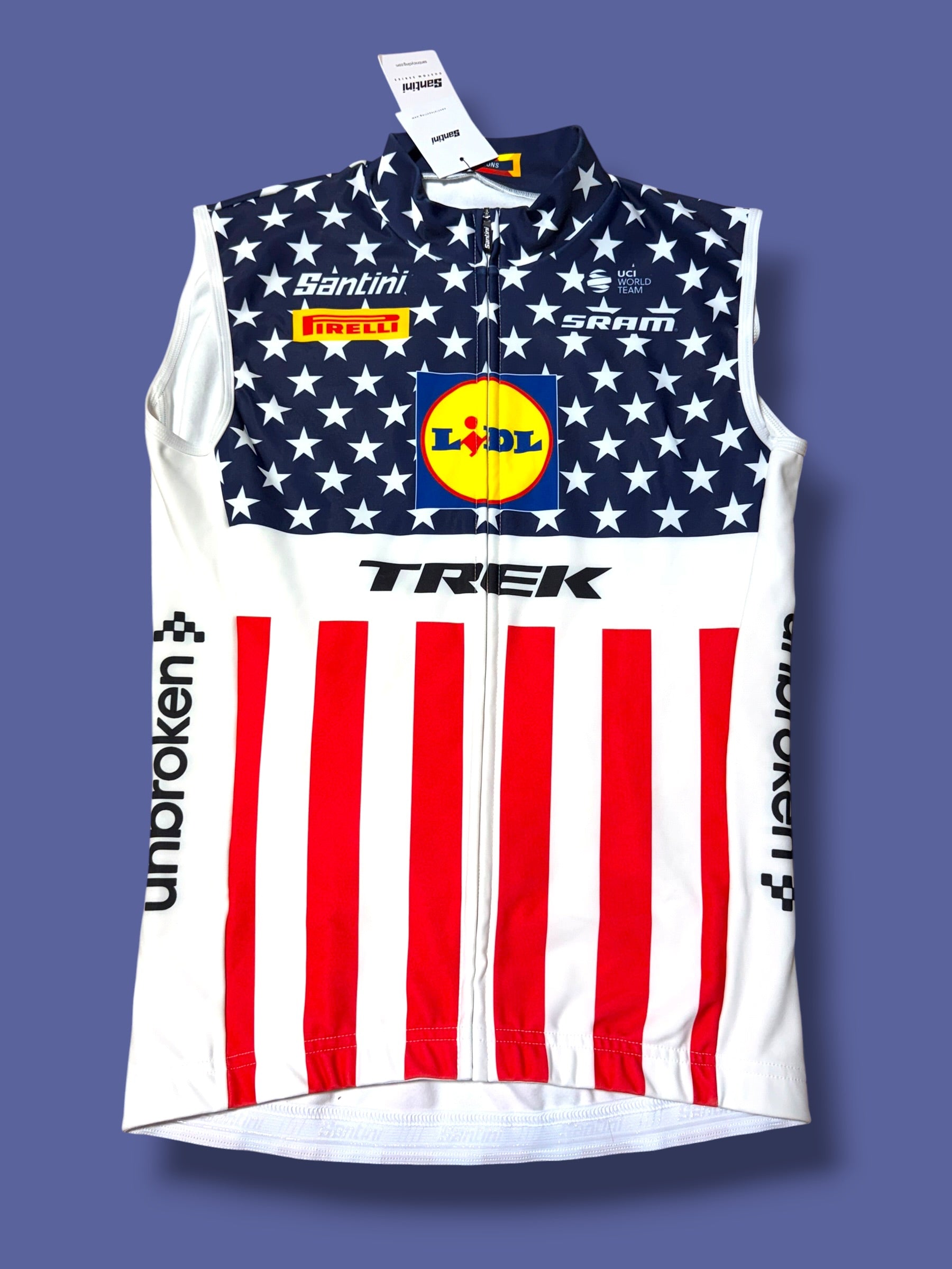 Thermal Vest Gilet Winter|Lidl Trek |Santini Pro Cycling Kit