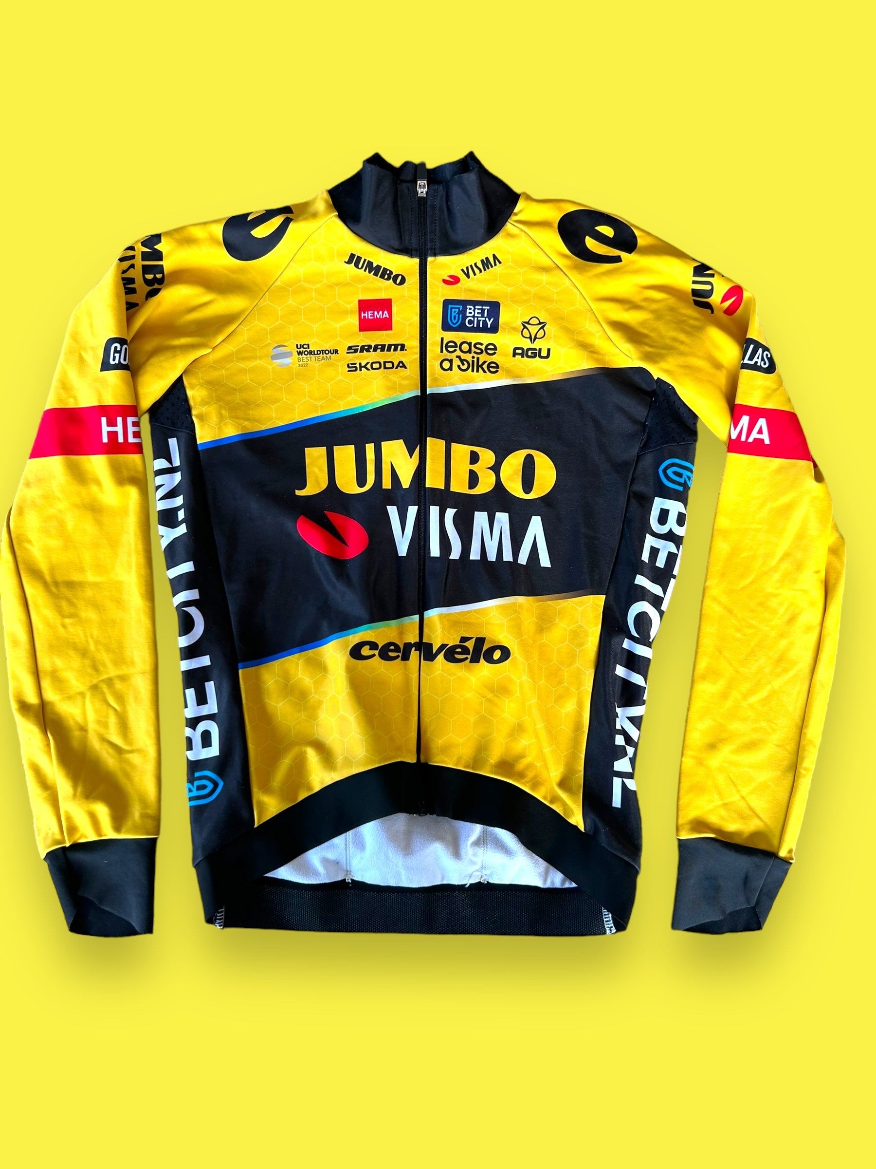 Thermal Winter Long Sleeve Jersey | Agu | Jumbo Visma | Pro Cycling Kit