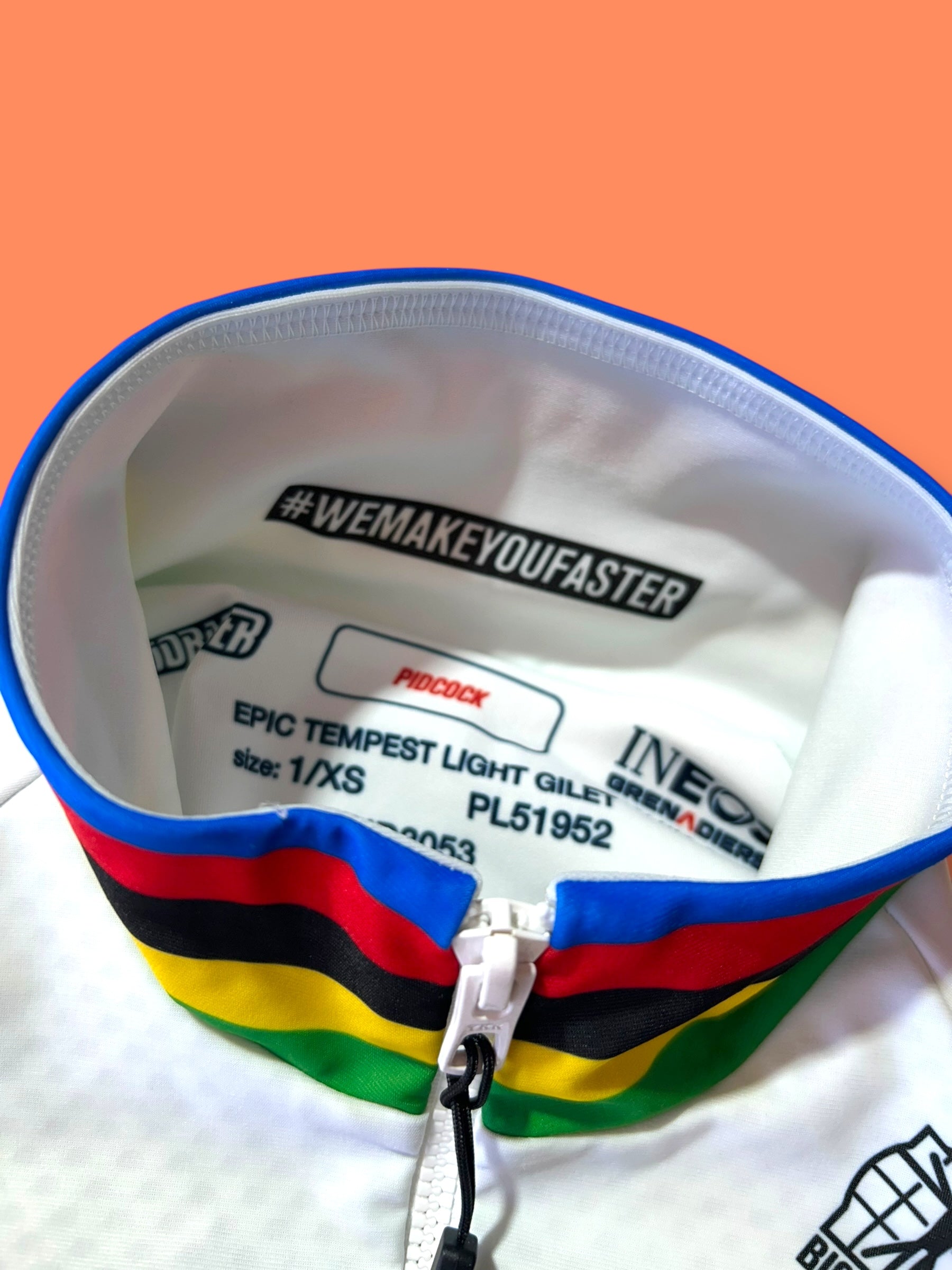 Gilet Vest Thermal Pidcock |Ineos Grenadiers| Pro Cycling Kit