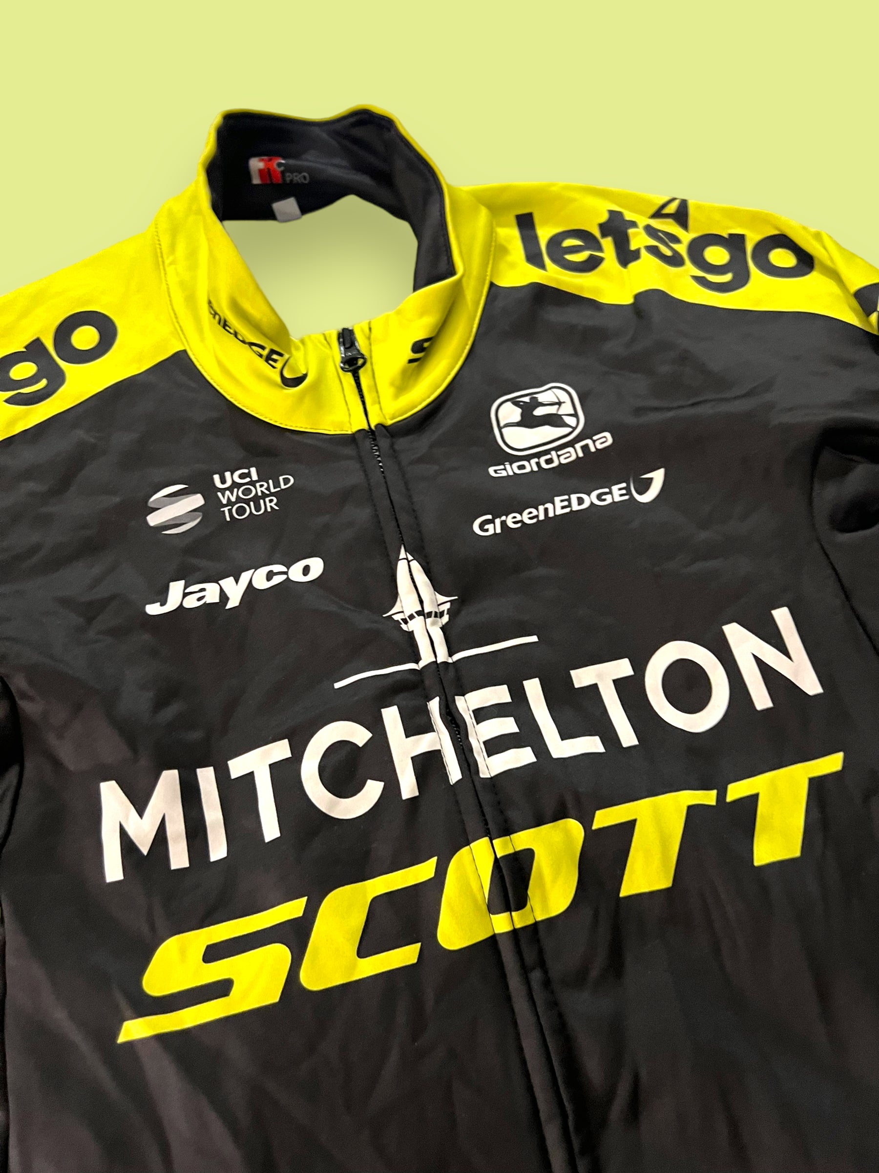 Long Sleeve Jersey Mid-Weight | Giordana | Mitchelton Scott Pro Team | Pro Cycling Kit