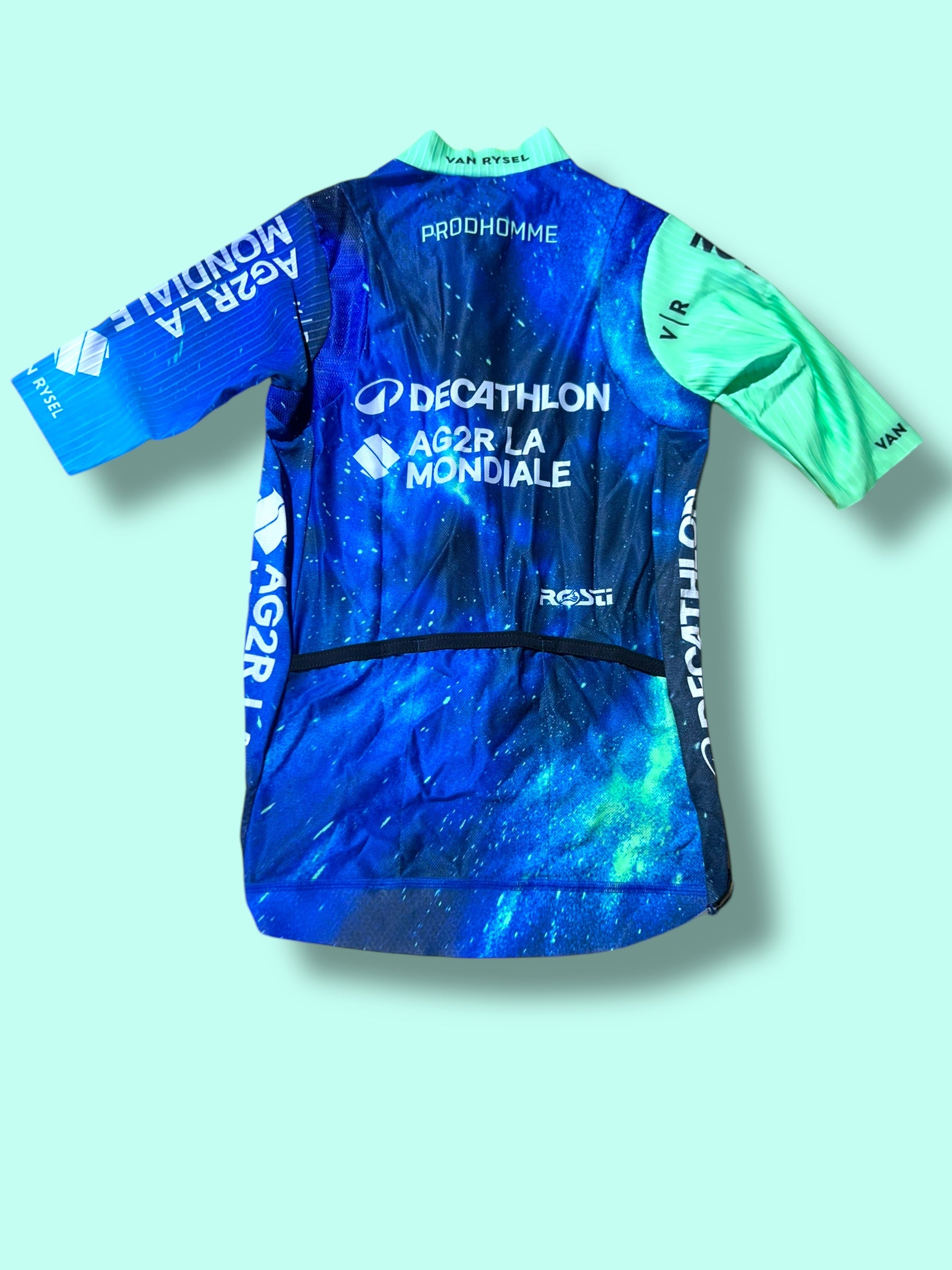 Aero Jersey PRODHOMME Short Sleeve Racing Maillot | Decathlon AG2R La Mondiale | Rosti | Pro Cycling Kit