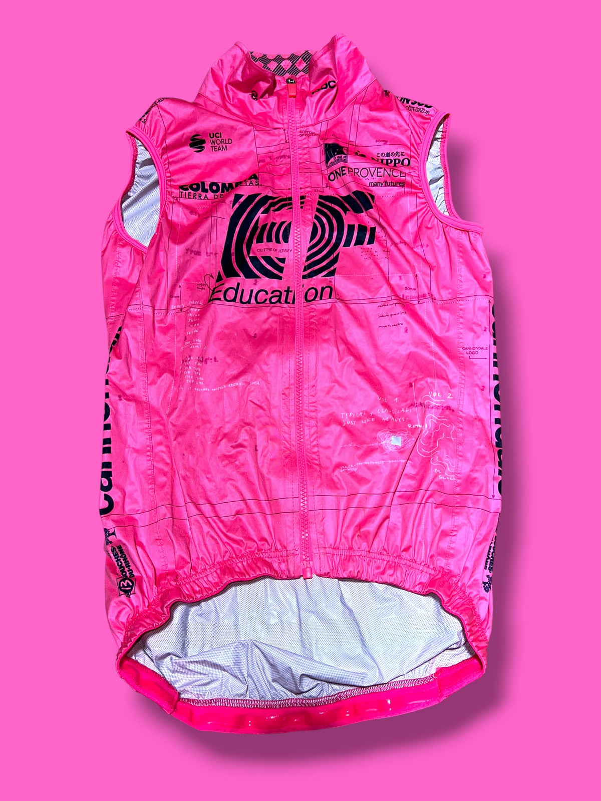 EF 2021 Rain Vest with Rear Pockets | EF Education First | Rapha Men's Pro Kit