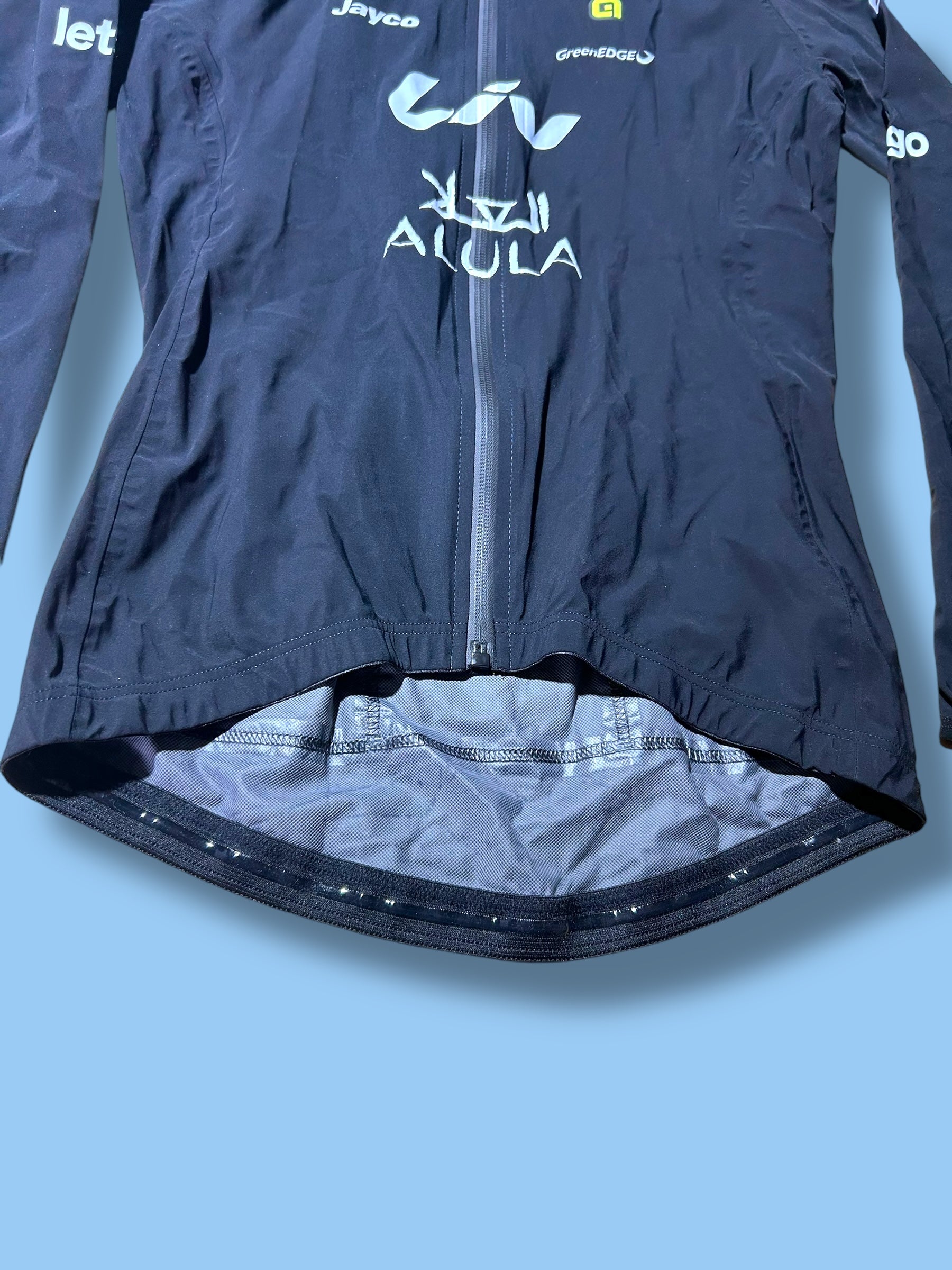 Rain Jersey Winter Waterproof Long Sleeve Klimatik Racing Packable Womens| Ale | Jayco Alula| Pro Cycling Kit