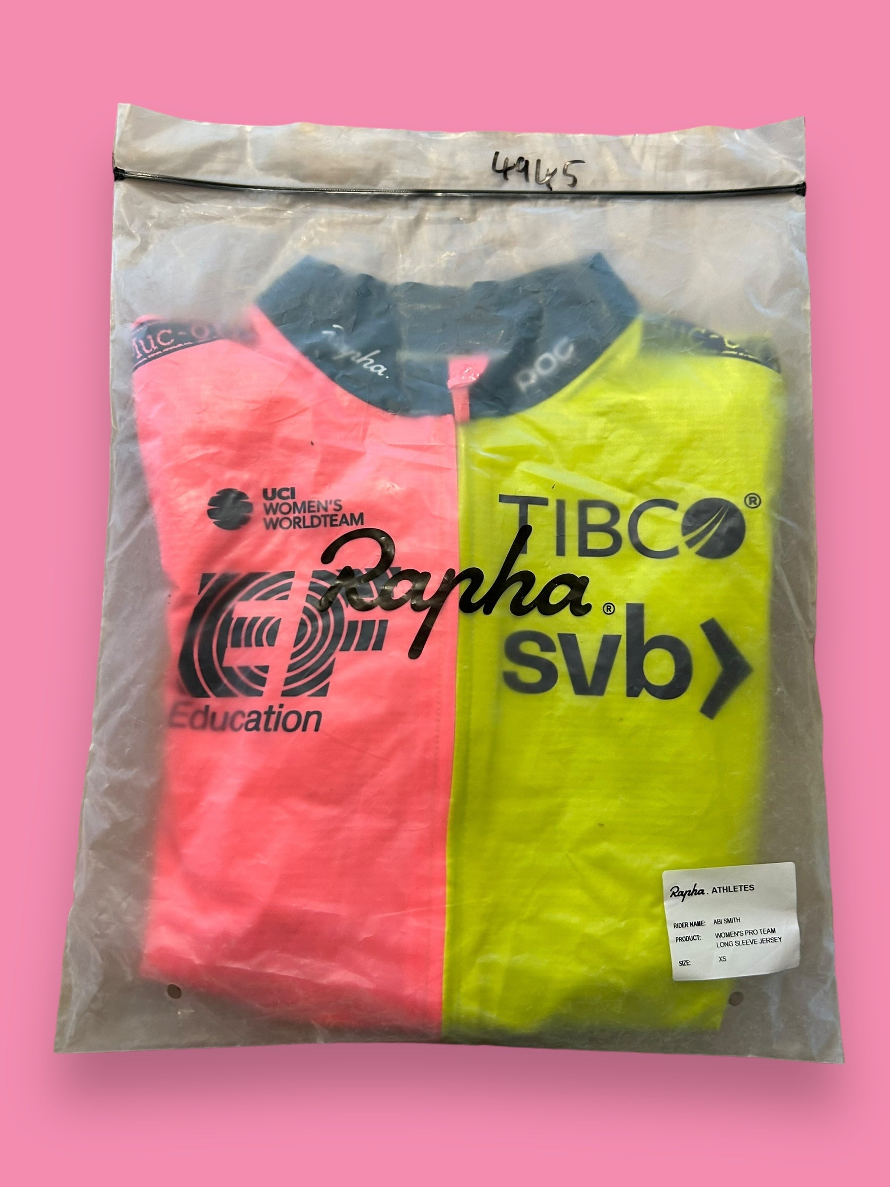 Thermal Long Sleeve Jersey Womens Giro D'Italia Switchout | Rapha Pro Team | EF Education First | Pro Cycling Kit