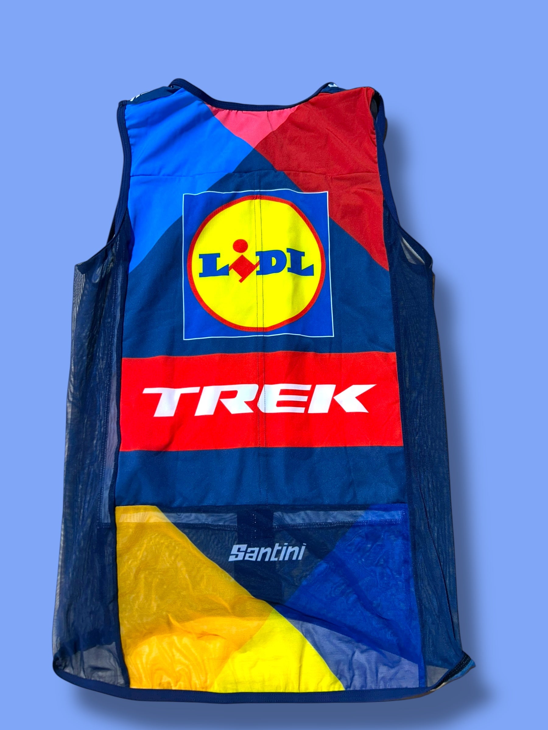 Wind Vest Team Issued Gilet | Santini | Lidl Trek | Pro Cycling Kit