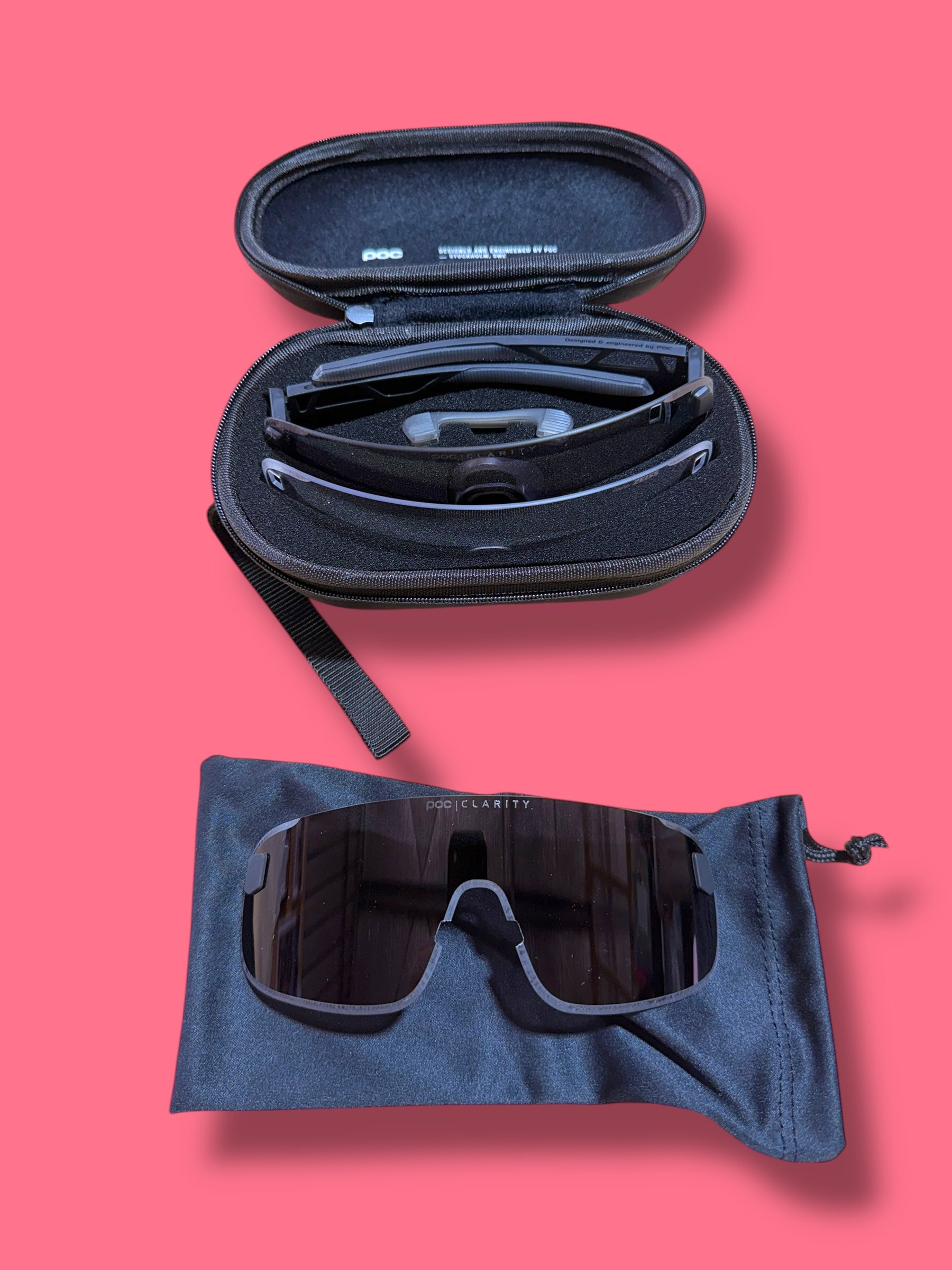 POC Elicit Sunglasses and Lenses Team Rider Issued|Incendri-wear |EF Education First|Cycling