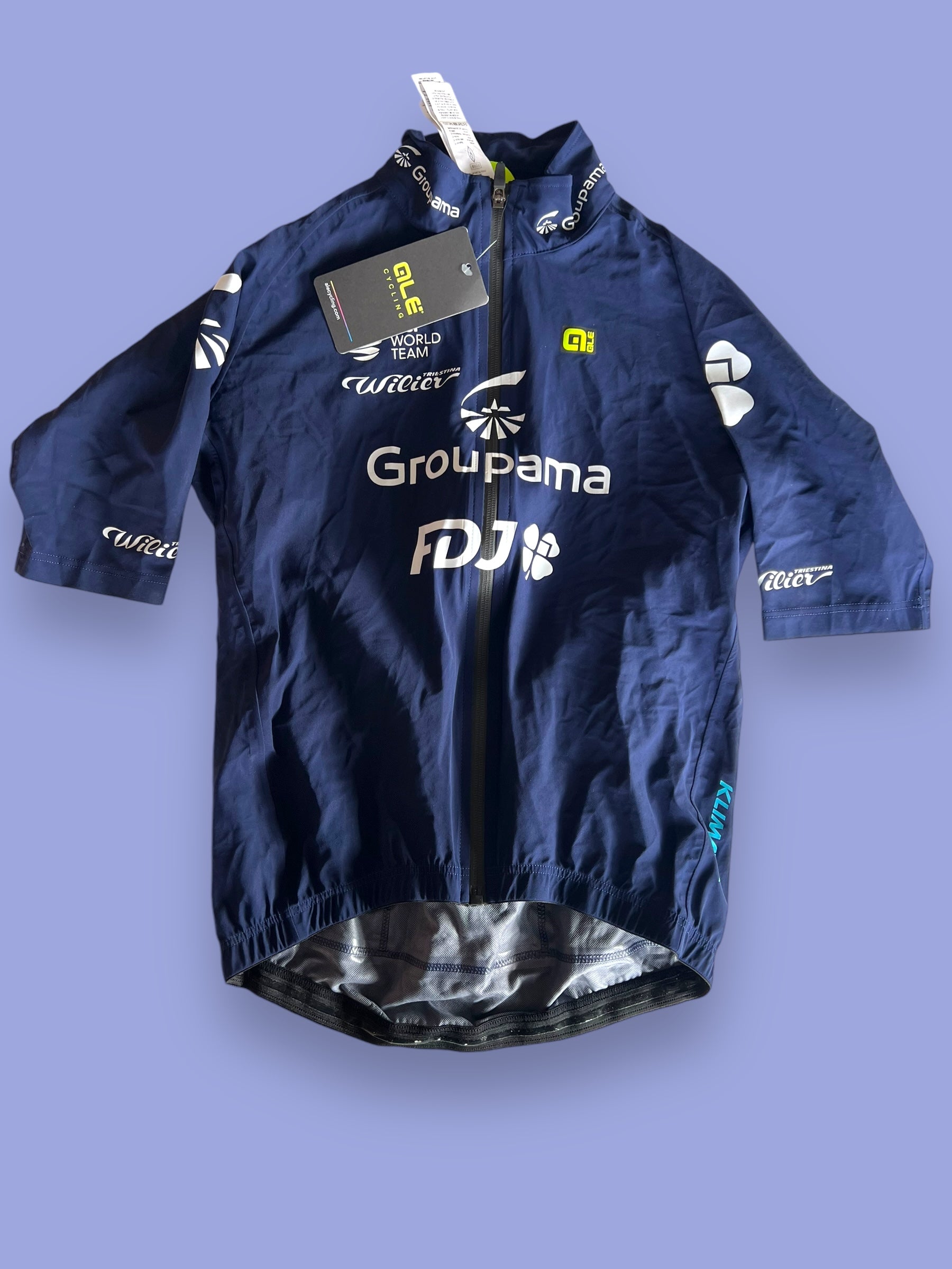 Short Sleeve Rain Jacket | Ale | Groupama Française des Jeux FDJ | Pro Cycling Kit