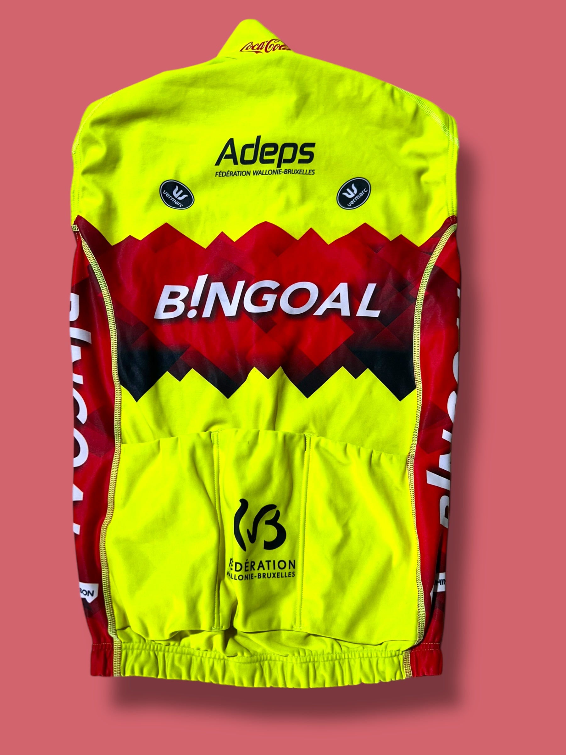 Aero Jersey, Thermal Vest and Bib Shorts + Arm/Legs Bundle| Bingoal Vermarc| Pro Cycling Kit