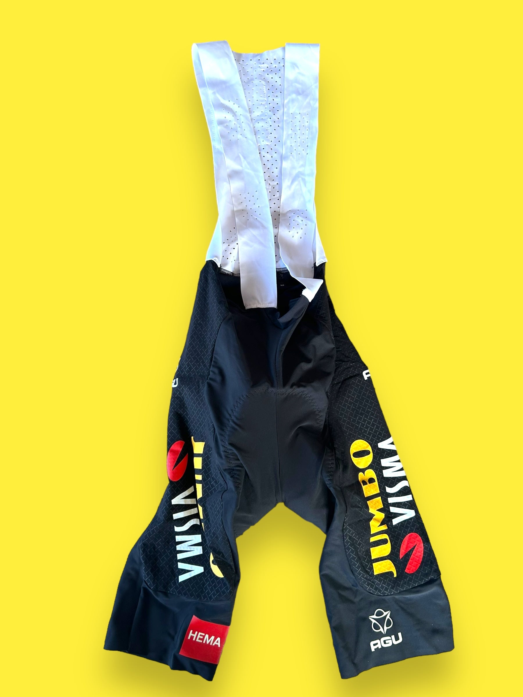 Race-Issued Bib Shorts| Agu | Jumbo Visma | Pro Cycling Kit