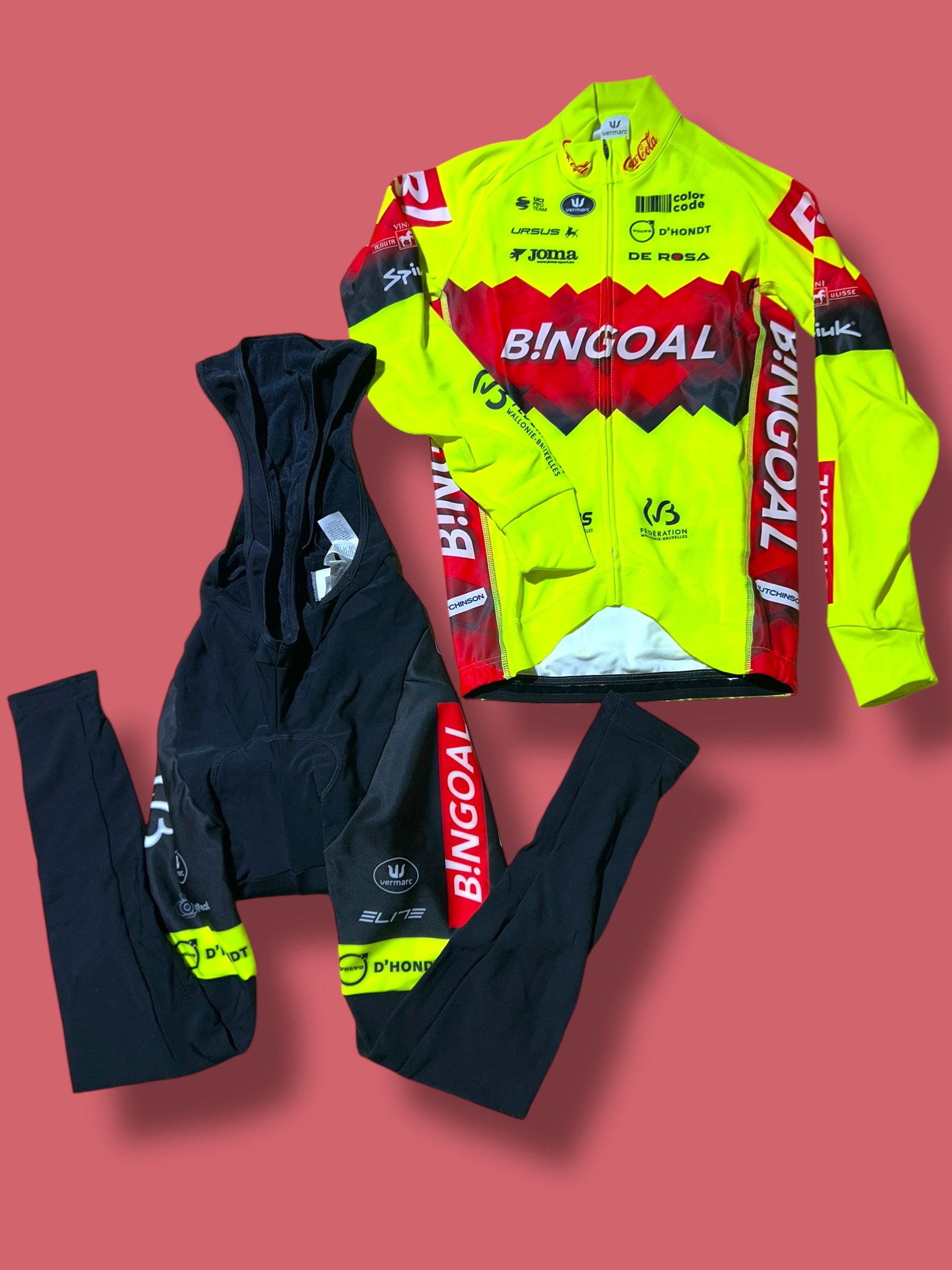 Winter Jersey and Bib Tights Thermal | Bingoal Vermarc| Pro Cycling Kit
