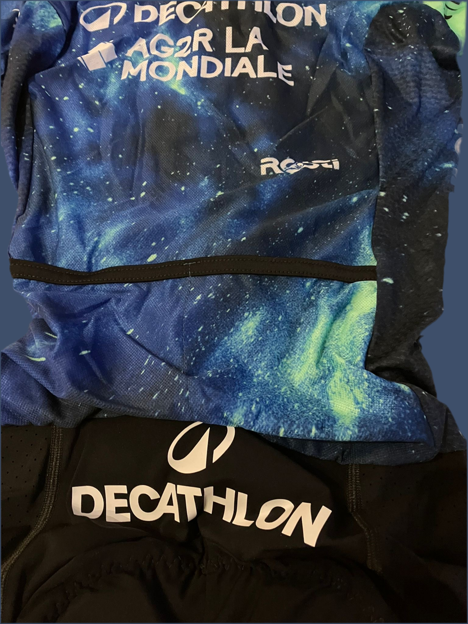 Roadsuit Aerosuit WARBASSE USA Summer Lightweight Racing Body | Decathlon AG2R La Mondiale | Rosti | Pro Cycling Kit