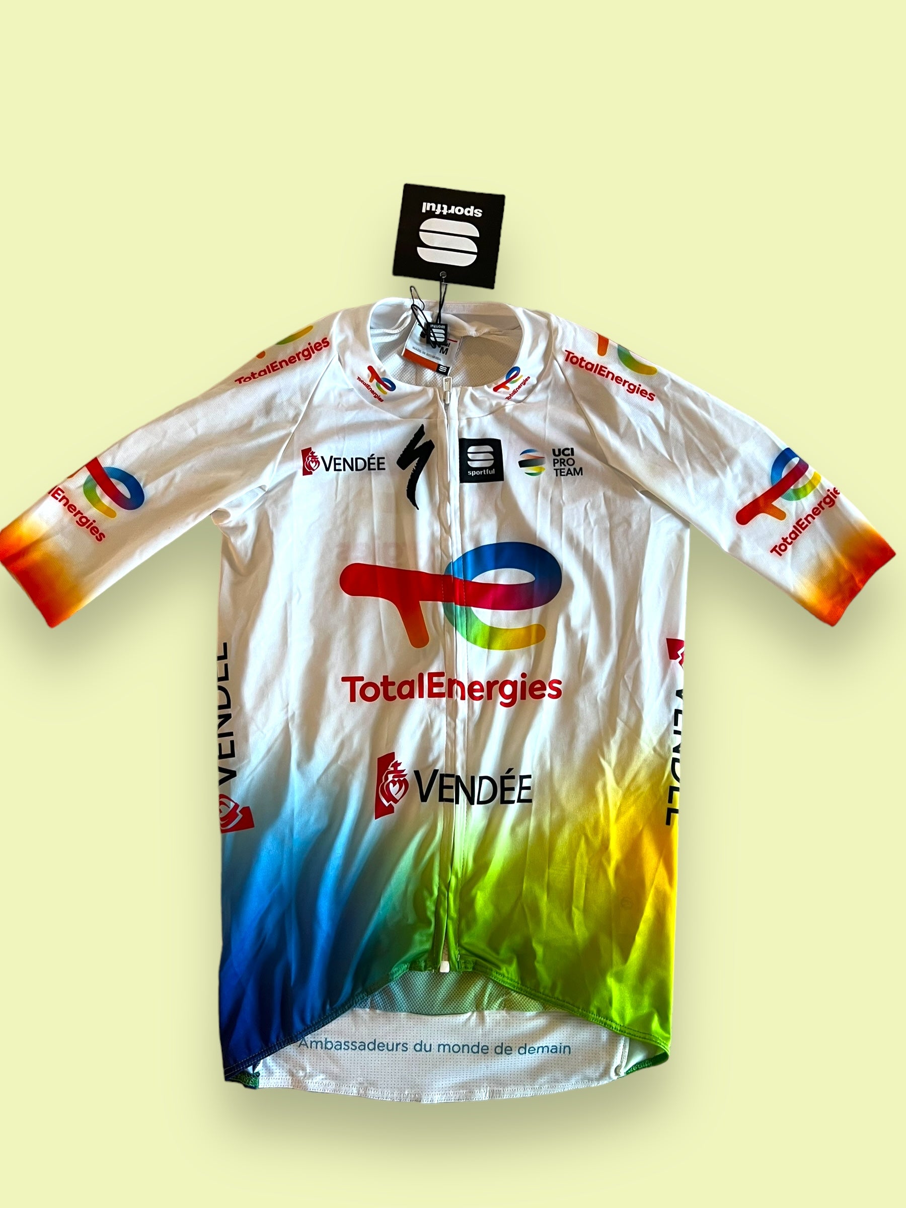 Short Sleeve Jersey Bomber| Sportful | Total Energies | Pro Cycling Kit