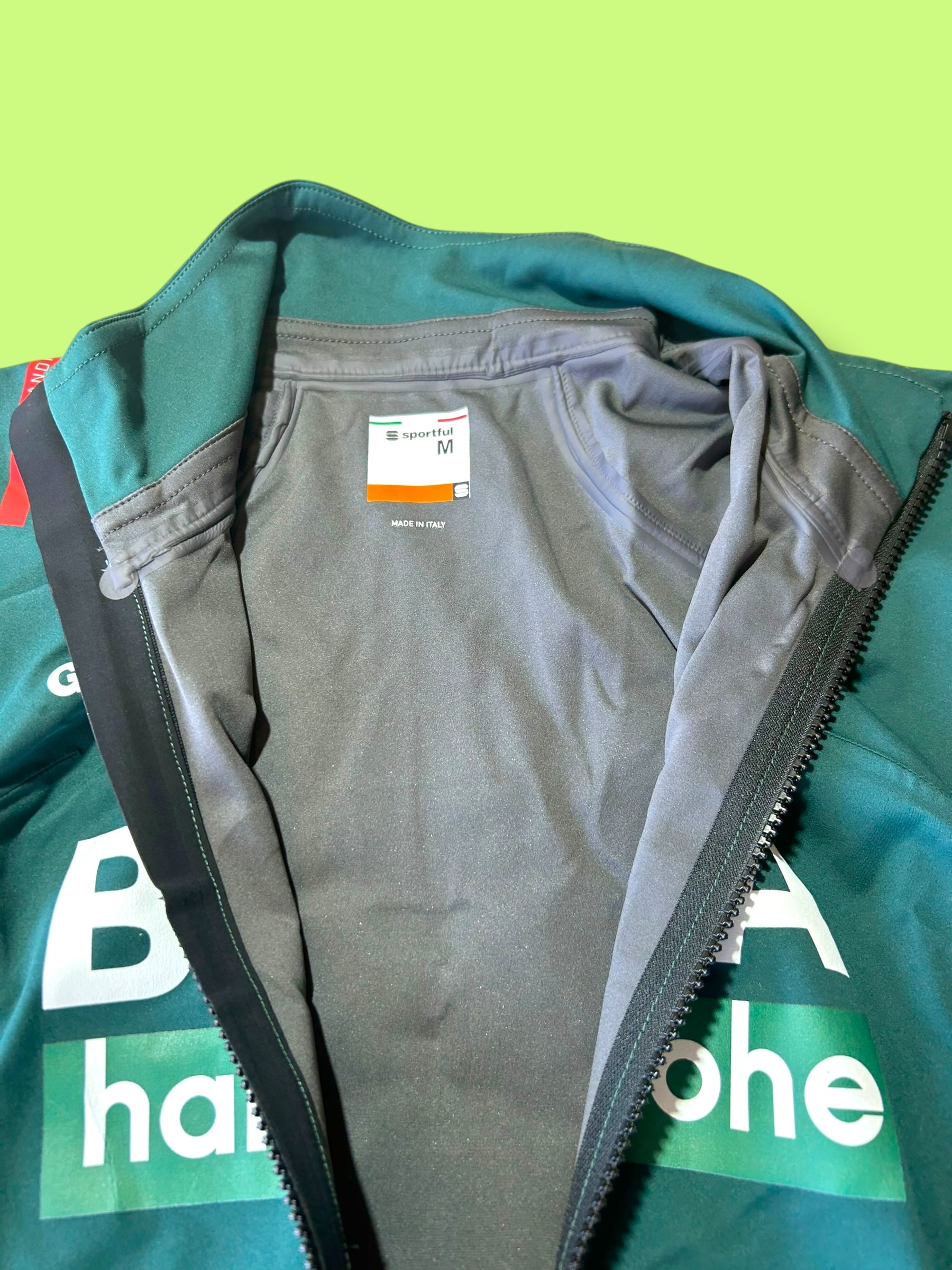 Fiandre Pro Light Rain Jacket Winter Team Issued| Sportful | Bora Hansgrohe| Pro Cycling Kit