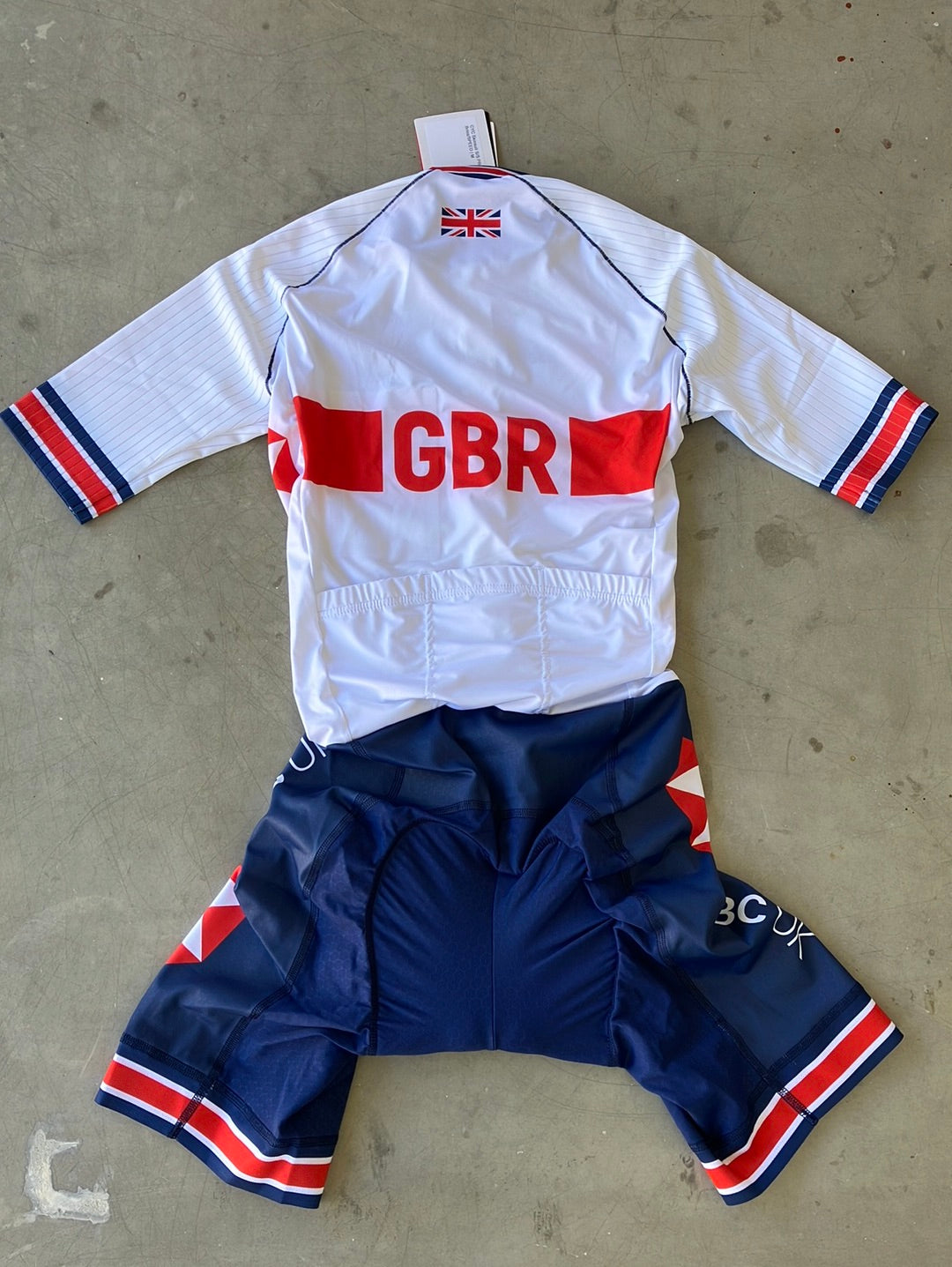 Short Sleeve Aero Roadsuit Skinsuit | Kalas | Team GB Great Britain - British Cycling GBR | Pro Cycling Kit