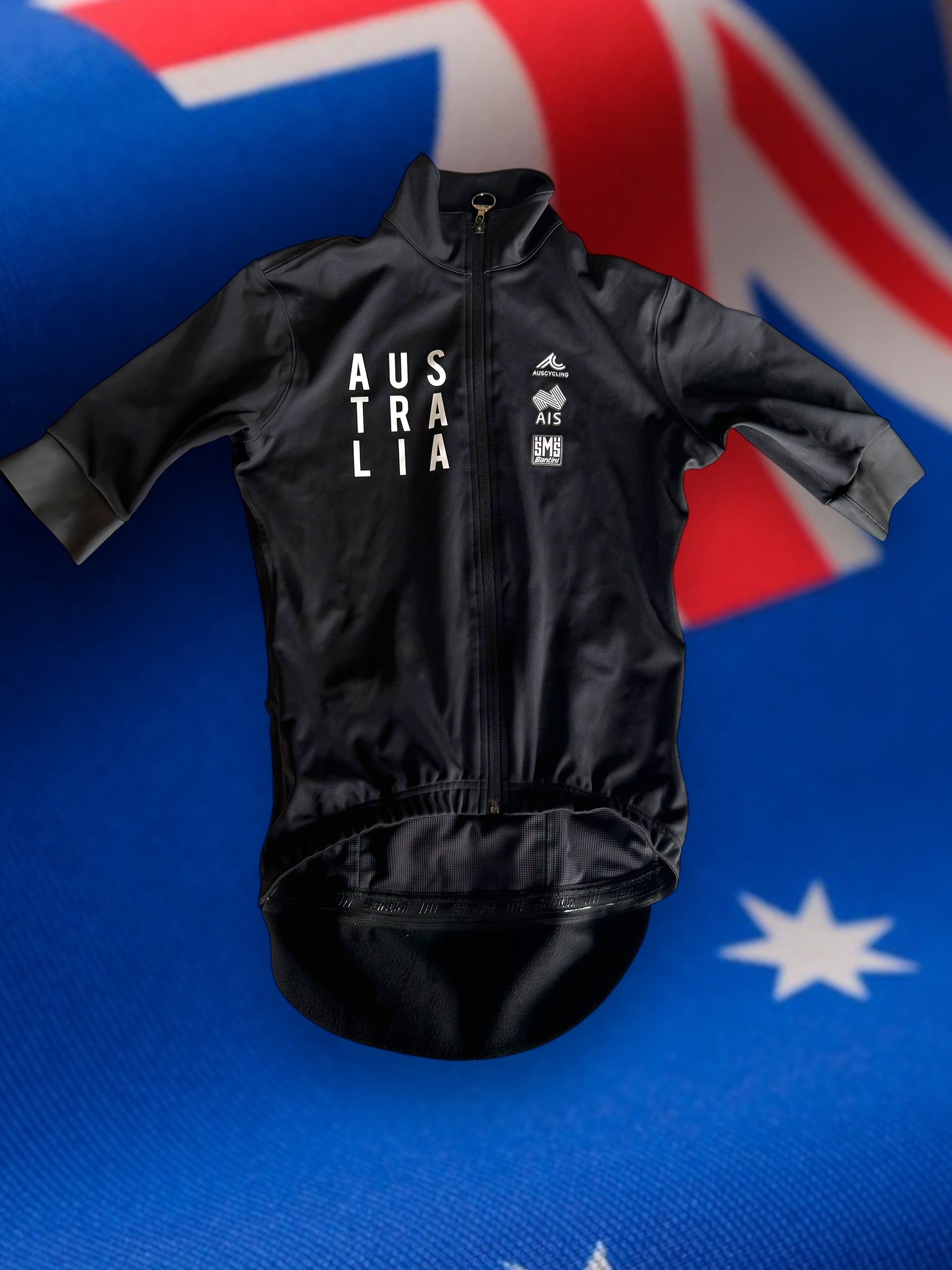 Gabba Jersey Short Sleeve World Championship UCI Rider Issue S | Santini | Australia National AIS | Pro Cycling Kit