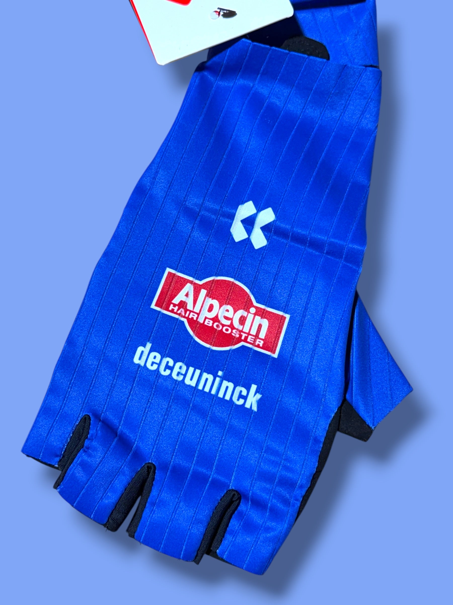 Aero Gloves Race Rider Issued Padded | Alpecin Deceuninck Kalas| Pro Cycling Kit kit