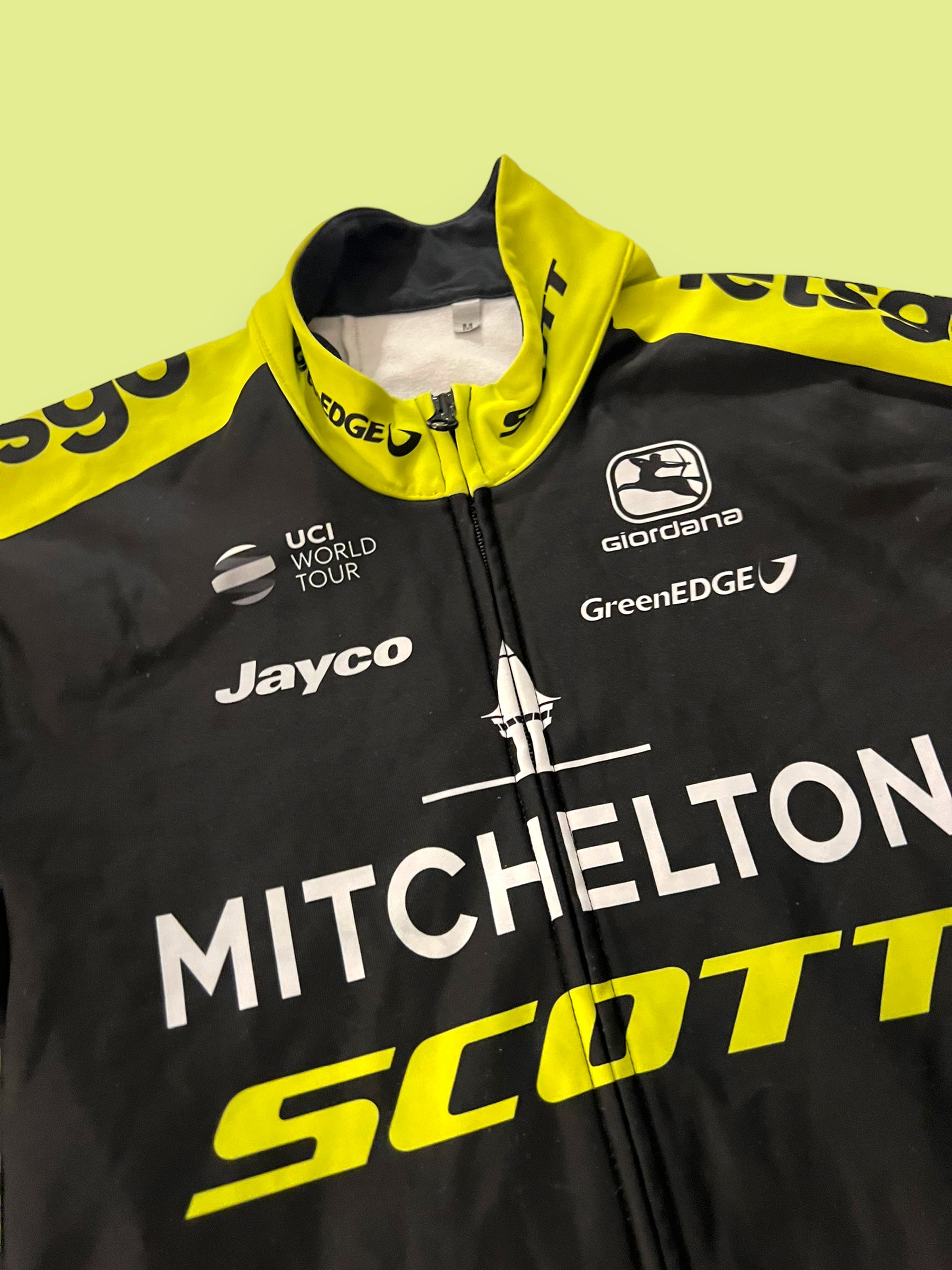Winter Jersey Thermal Long Sleeve | Giordana | Mitchelton Scott Pro Team | Pro Cycling Kit