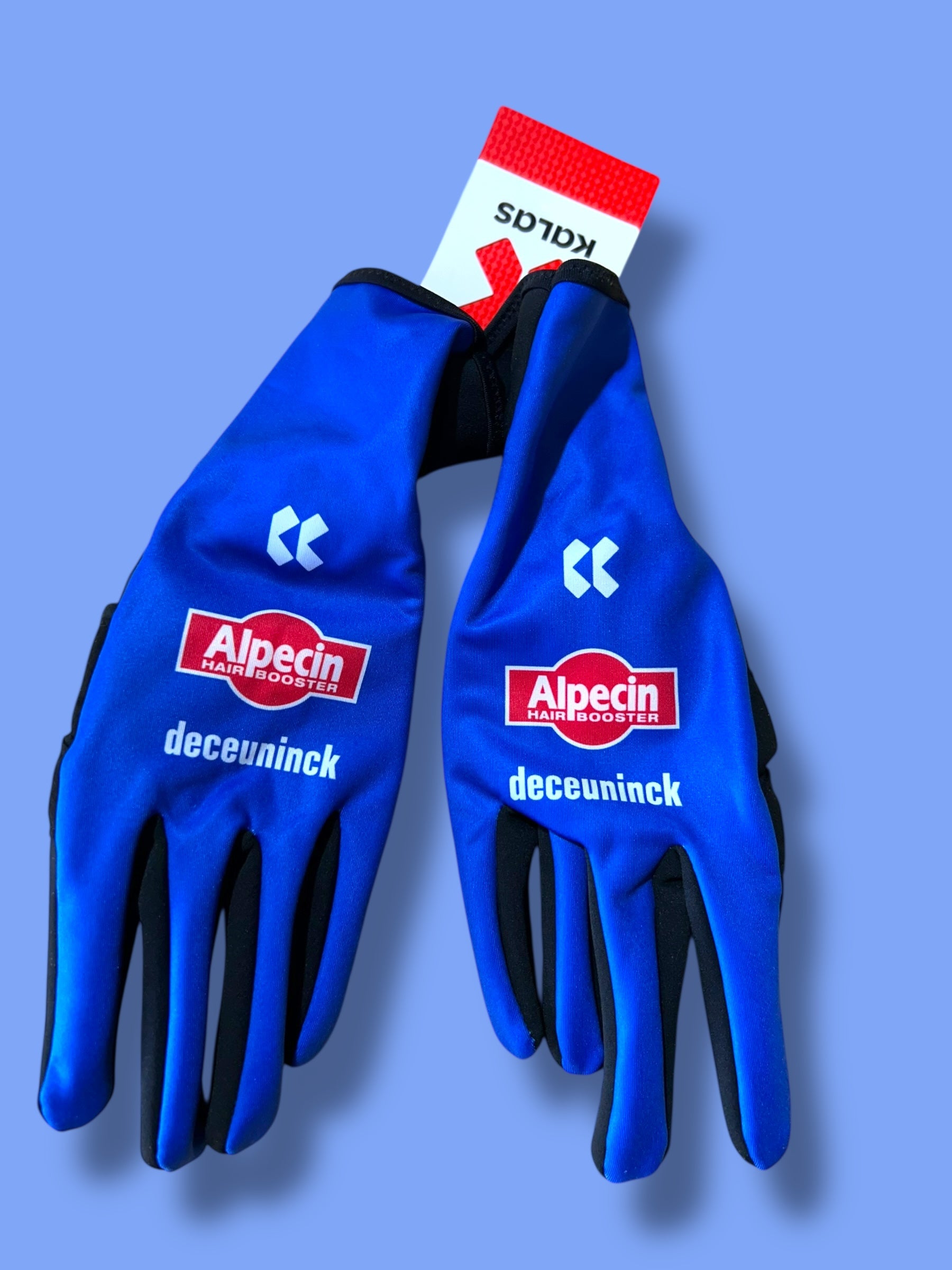 Winter Gloves Race Rider Issued Padded Thermal | Alpecin Deceuninck Kalas| Pro Cycling Kit