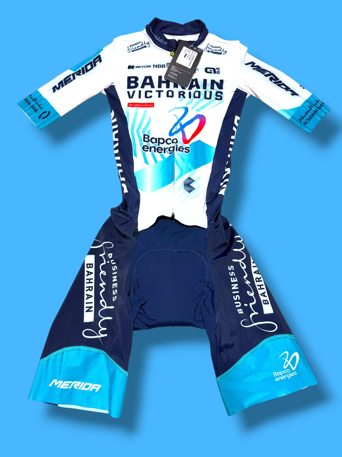Advanced Wind-Tunnel Aero Race Suit | Bahrain Victorious | Alé Pro Cycling Kit
