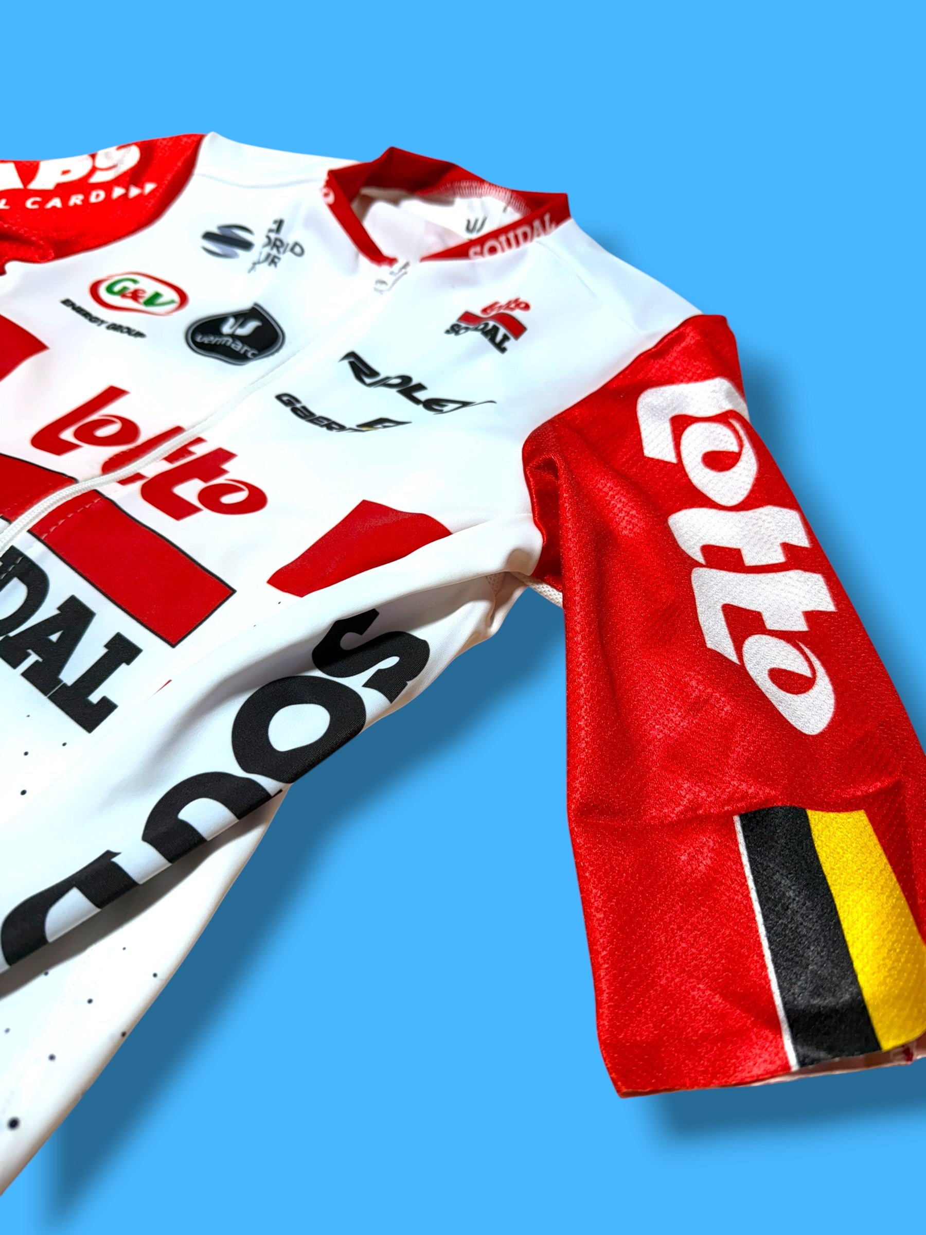 TT Suit Aerosuit Race Suit Caleb Ewan |Lotto Soudal |Vermarc Pro Cycling Kit