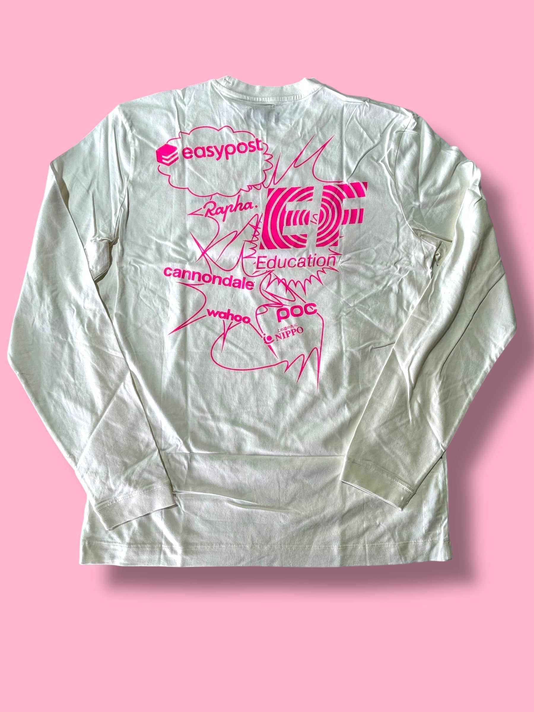 Long Sleeve T-Shirt Official Team Mens Casual Wear | Rapha Pro Team | EF Education First | Pro Cycling Kit
